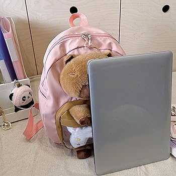 Amazon.co.jp: かわいいカピバラ バックパック - 魅力的な動物の