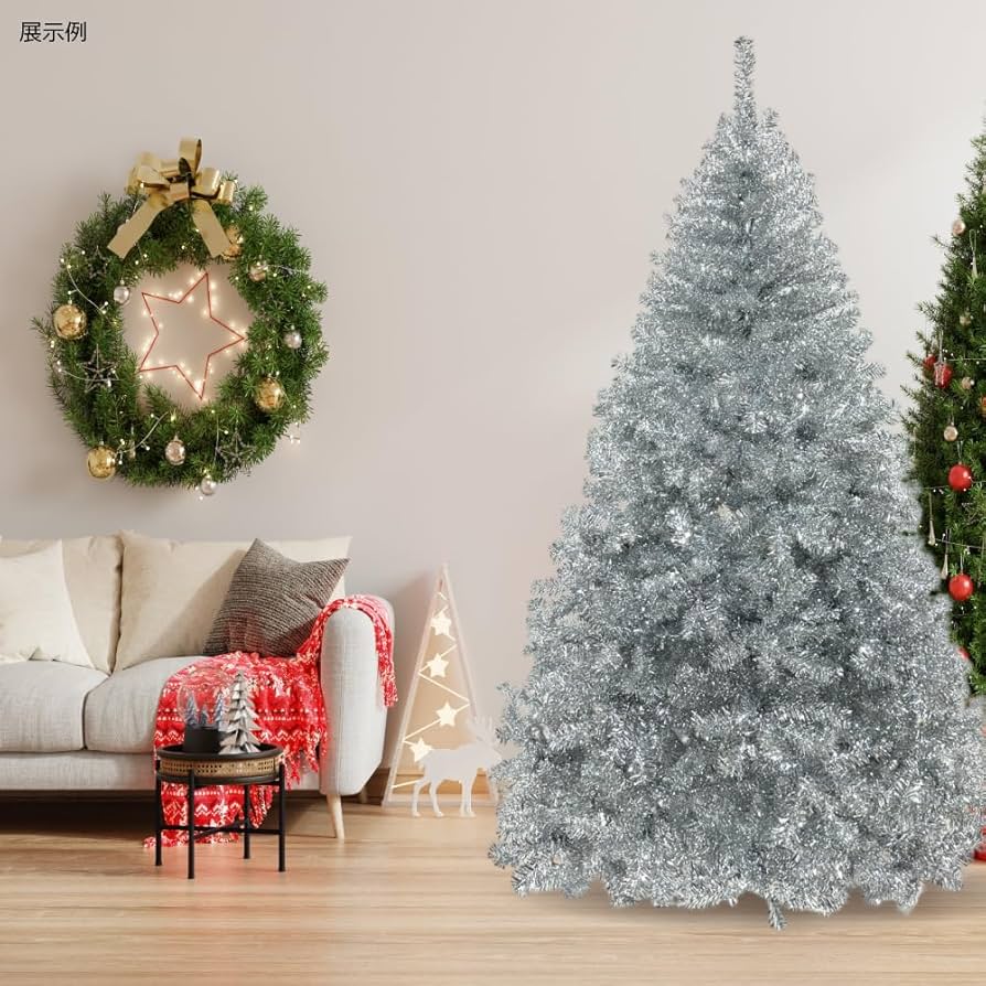 Amazon.co.jp: Branch Trees® 最高級 クリスマスツリー シルバー