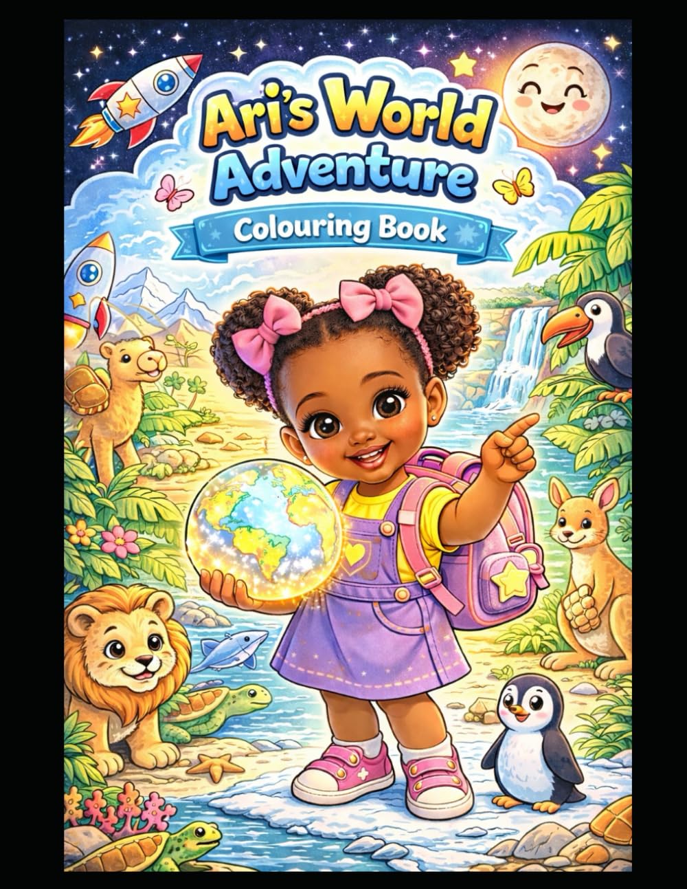 Ari's World Adventures: A Fun Around The World Colouring Book For Kids