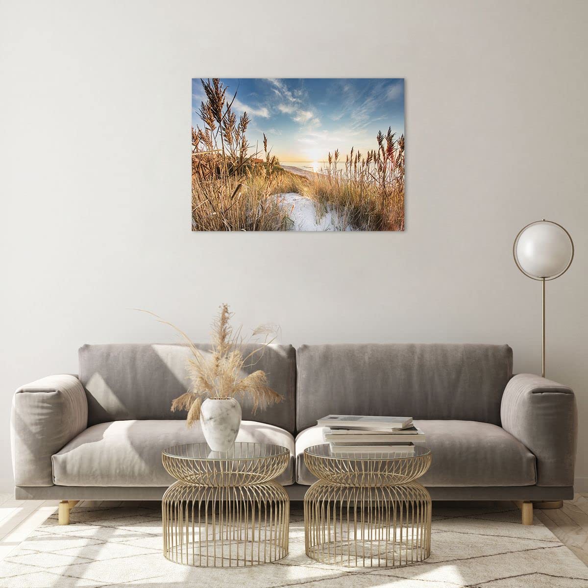 Decoracion Salon Boho Mazorcas De Maíz Campo Vidrios Decorativos 50x50cm Cuadro Sobre Vidrio Moderno Dormitorio Cocina Cuadros Pared Impresiones Impresión En Cristal Wall Art Prints GAC50x50-4838
