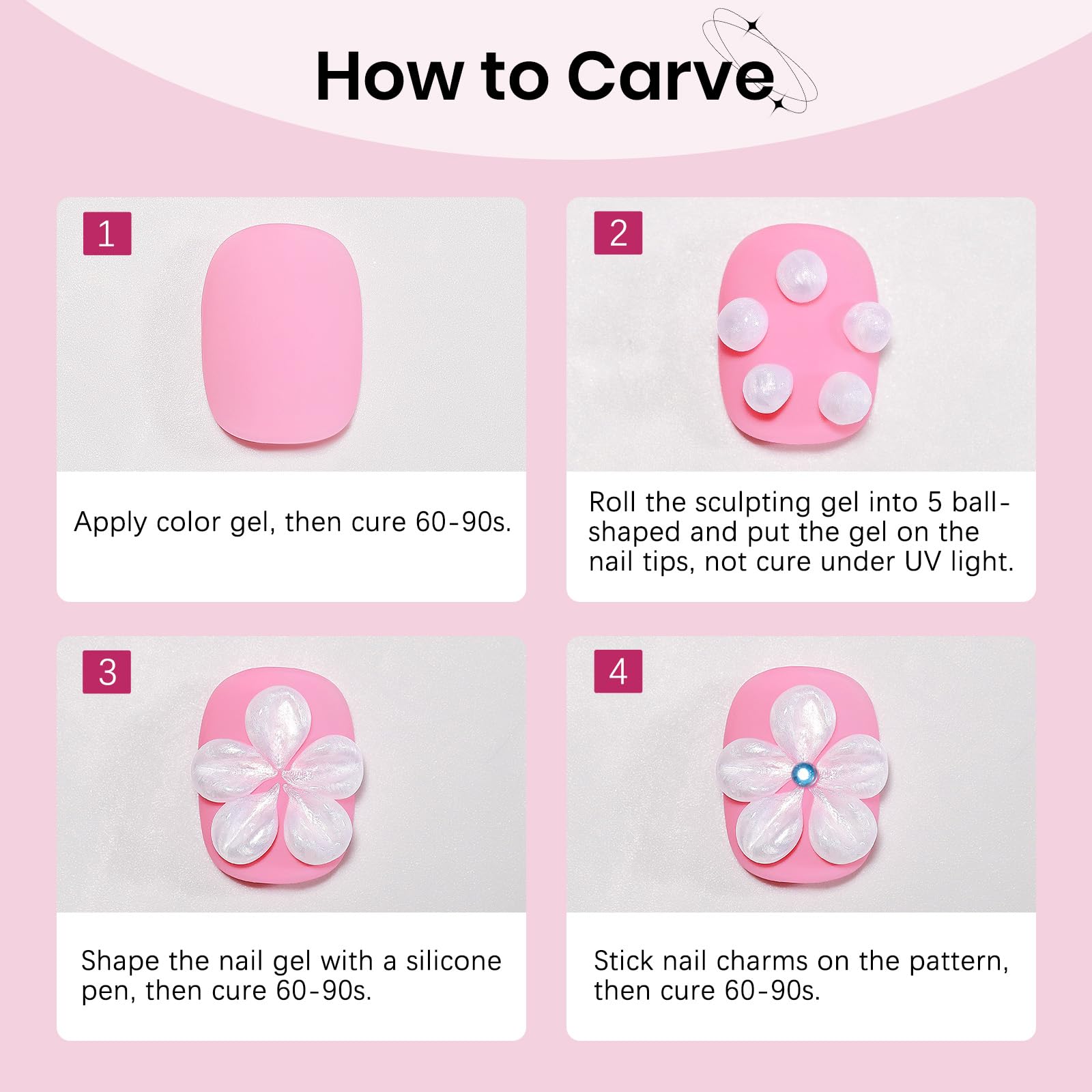 SUPWEE Solid Builder żel do paznokci 15 g, nieprzywierający żel 3D Nail Art perłowo-biały, rzeźba, żel do paznokci 3D, "zrób to sam" do samodzielnego wykonania w domu