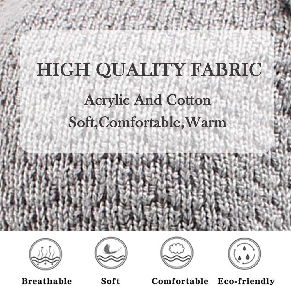 XIAOHAWANG Baby Hat Cute Bear Toddler Earflap Beanie Warm for Fall Winter - Image 3