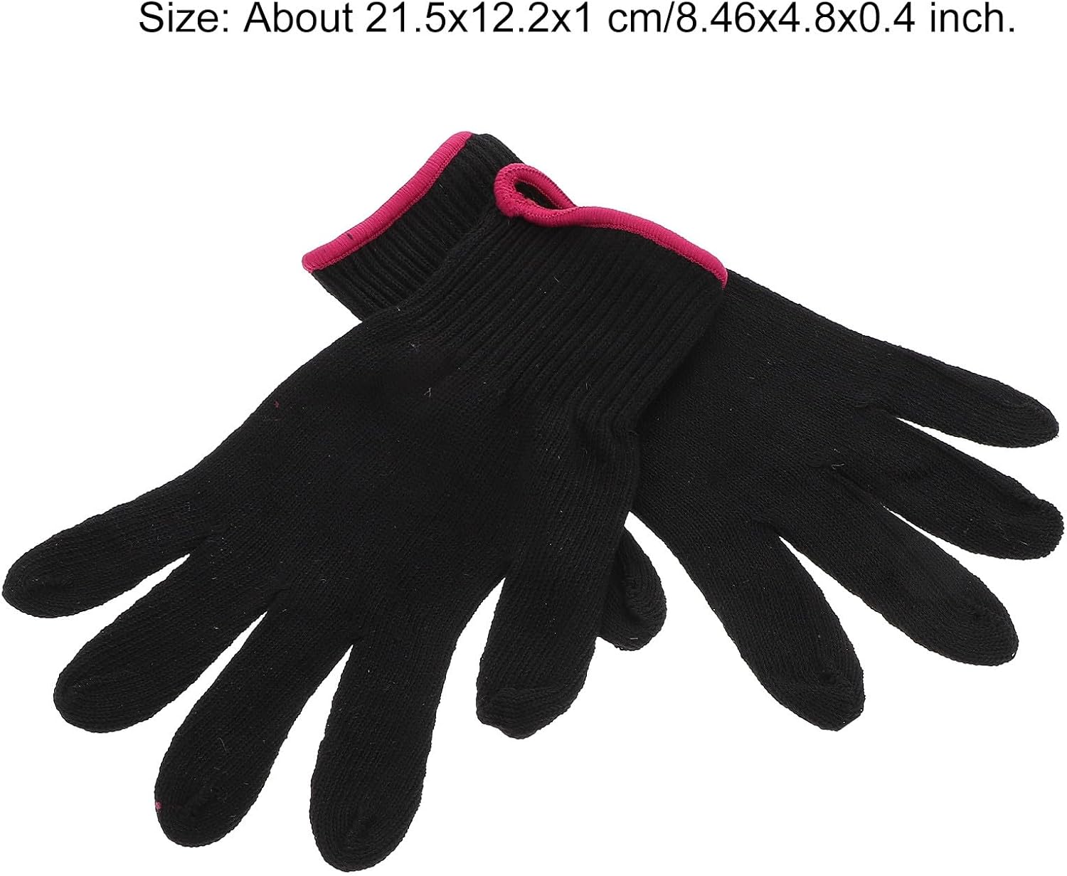 ARTIBETTER 2 Pairs Hair Styling Safety Gloves: Heat Resistant Mitts for Curling Iron and Wand - Anti Scald Protective Gloves - Professional Hairdressing Mitten for Home Salon