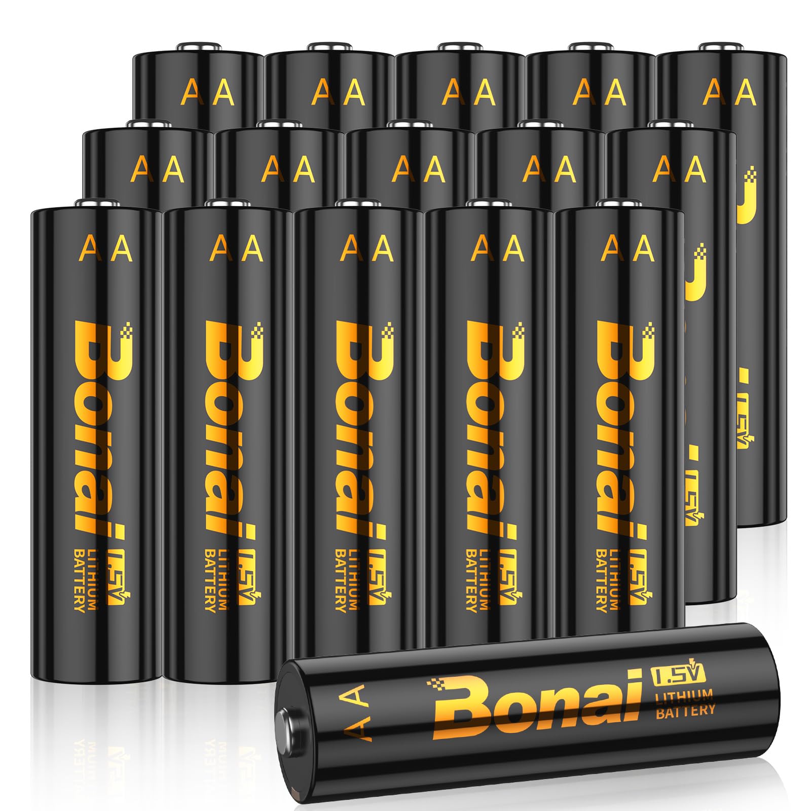 Sponsored Ad - BONAI Lithium Batteries AA 16 Pack | 3500mAh 1.5V Ultra Long-Lasting, 10-Year Shelf Life, Leak Proof & Operating Range -40 °F to 140°F for Blink Cameras, High-Tech Devices [Non-Rechargeable]