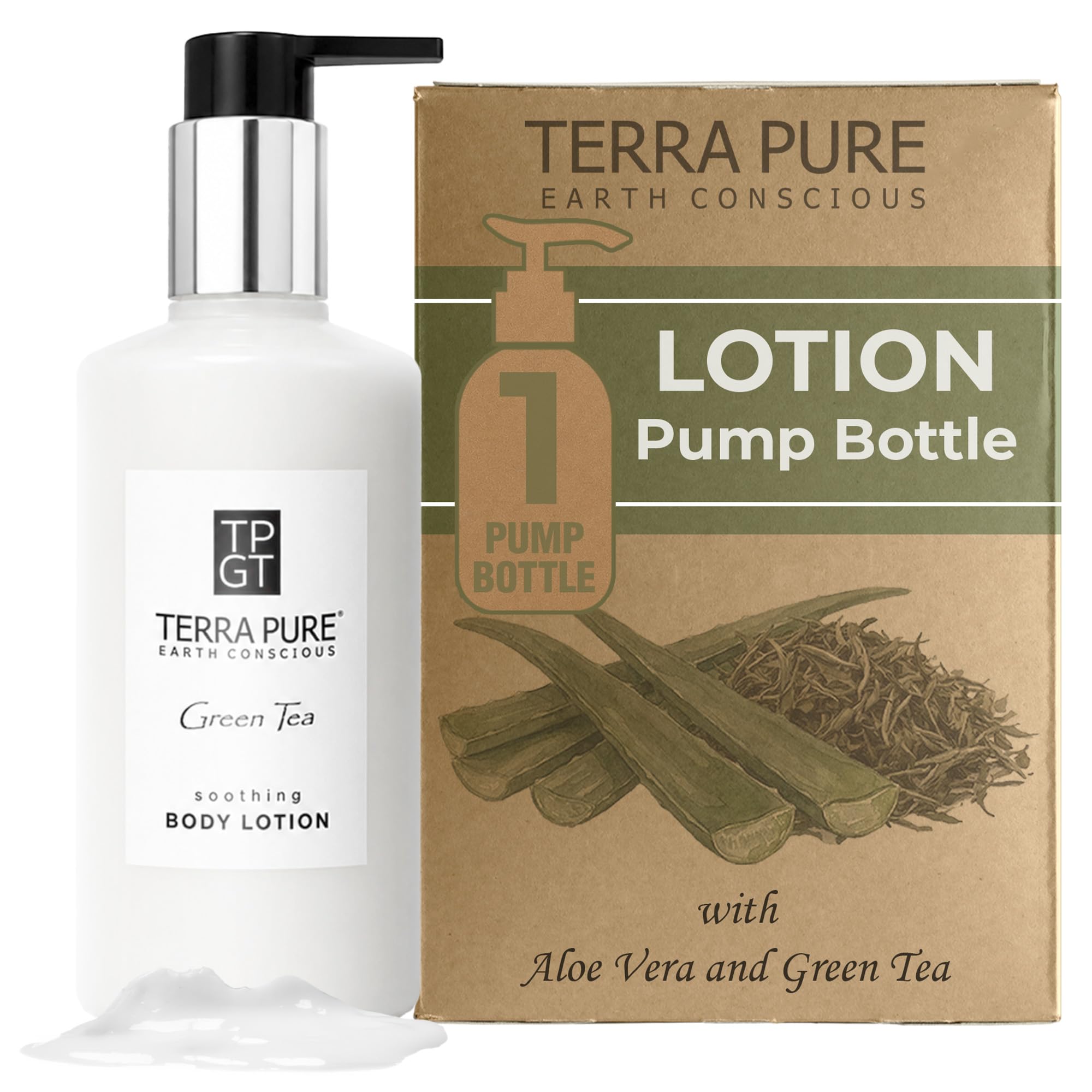 Amazon.com : Terra Pure 10.14 oz Hotel Body Lotion Pump Bottle