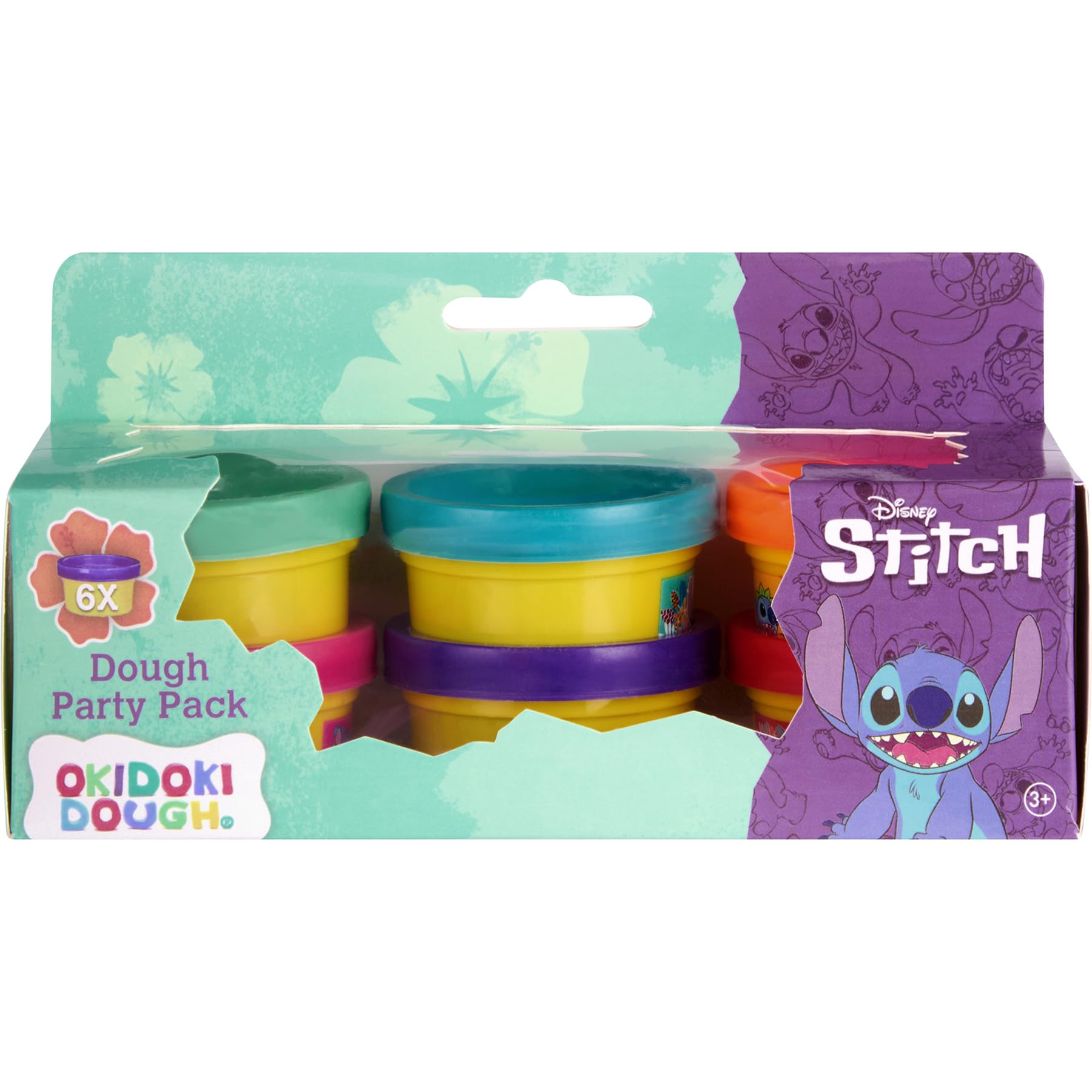 Disney Stitch Children's Clay Party Pack of 6, multicoloured - Image 2