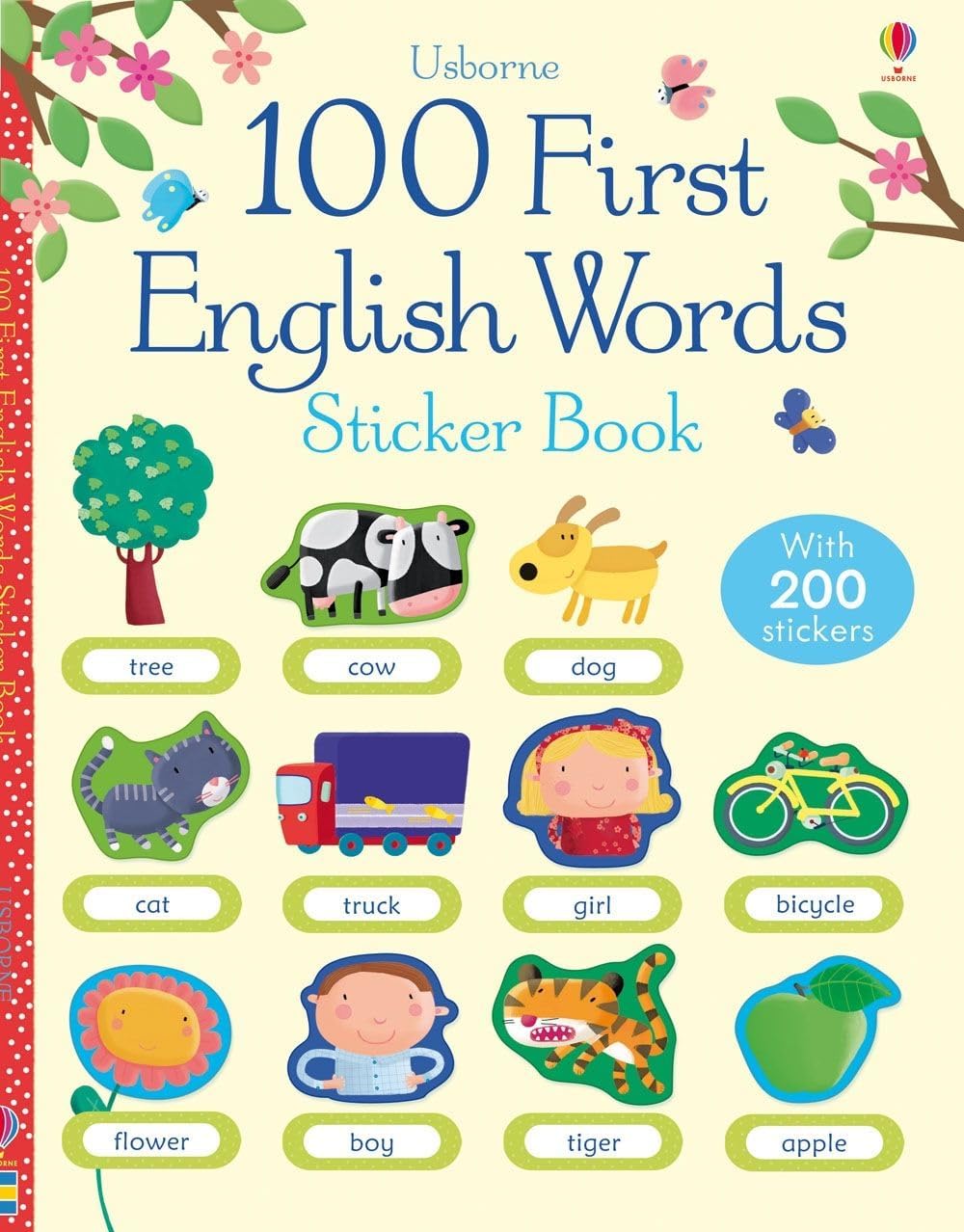 100 First Words in English Sticker Book