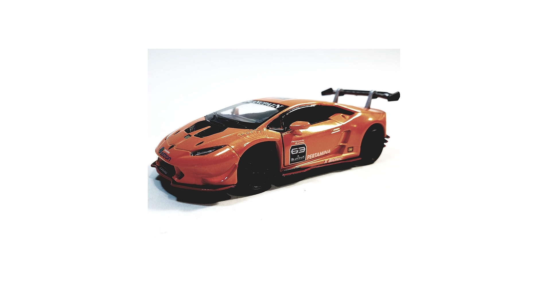 Amazon.com: KiNSMART Lamborghini Tangerine Orange Huracan LP