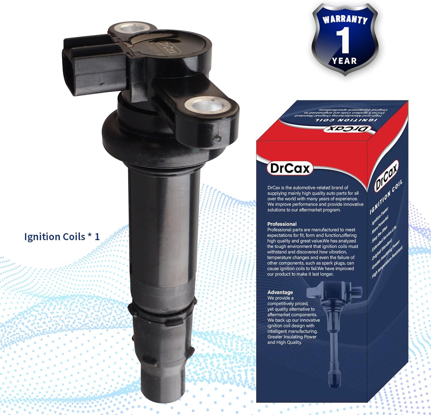 OEM Ignition Coil F6T577 Compatible with Yamaha YXZ 1000 R EPS/SS/SE 2016-2019 Replaces 2HC-82310-00-00-1 Pack