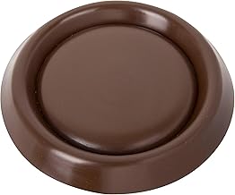 ADGO Ventilation Grille, Round Diffuser, Diameter 90-160 mm, Adjustable, Full Closure, Lockable, With Mosquito Net, Brown, 1 Piece