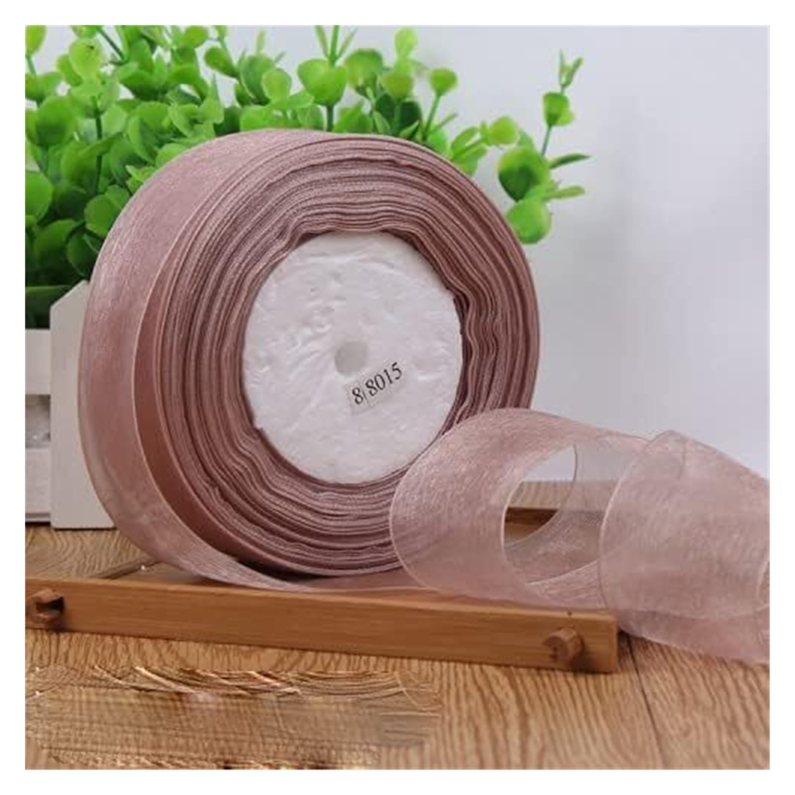 rolki wstążek z organzy, Wstążka do pakowania prezentów z organzy wielokolorowa 12-50 mm 50 jardów(Black,15MM)