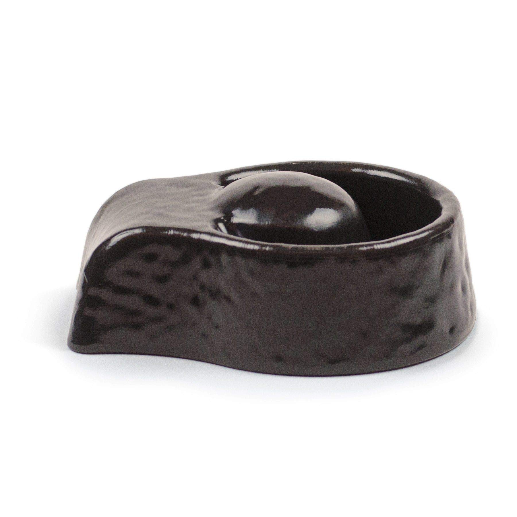 Spa Manicure Dish, Ergonomic Design, Recyclable Made from Resin - BPA and Toxin Free (Espresso) Espresso OS