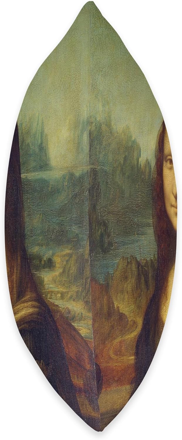 Mona Lisa by Leonardo da Vinci Art Throw Pillow