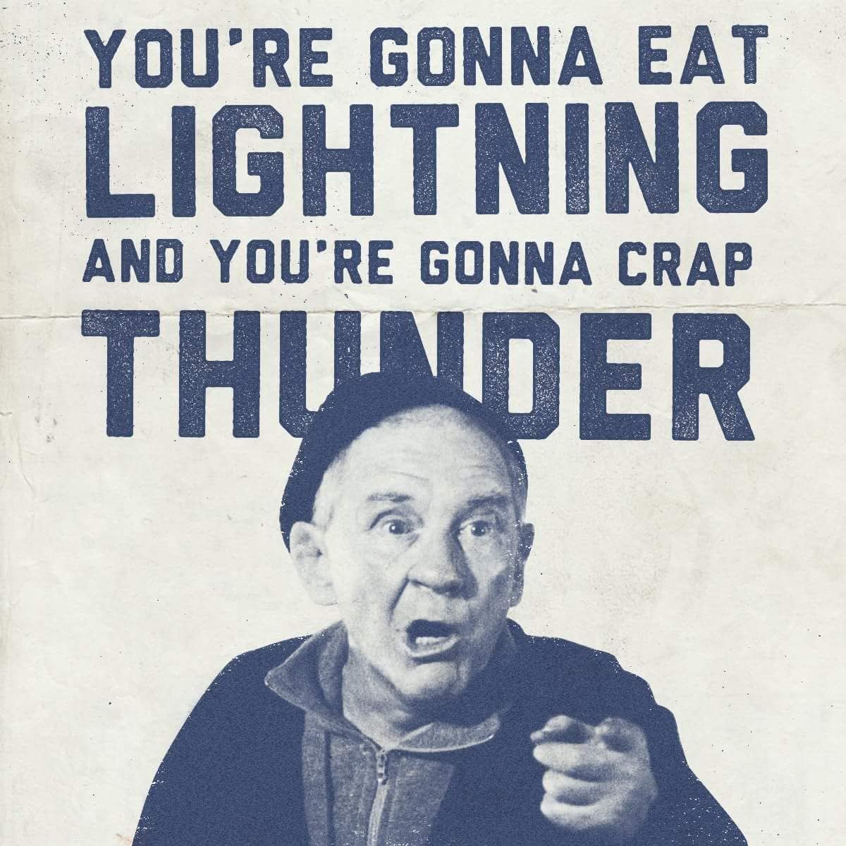 Top Banana Gifts Vintage Advertising Wall Metal Plaque Sign Poster Large Square 20X20cm Pub Shed Bar Man Cave Home Bedroom Office Kitchen Metal Sign - Mickey Boxing Gym Rocky Lightning Crap Thunder Quote Inspired