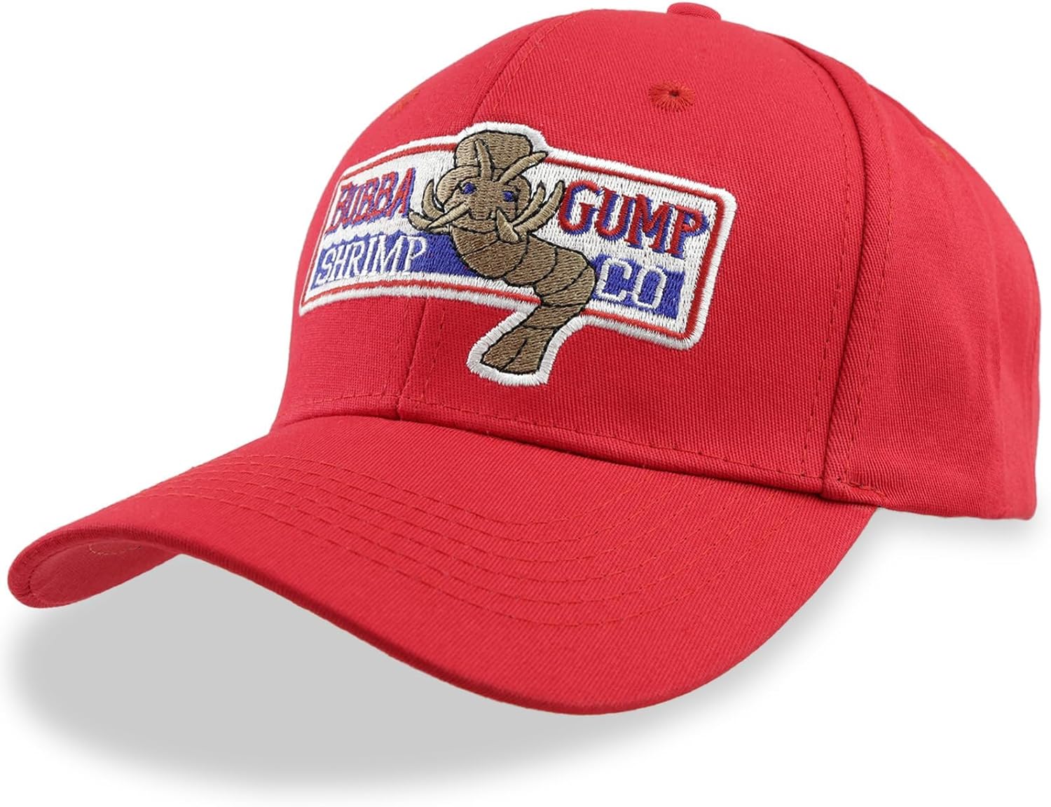 Bubba Gump Baseball Cap, Adjustable Shrimp Co. Embroidered Forest Gump Costume Hats