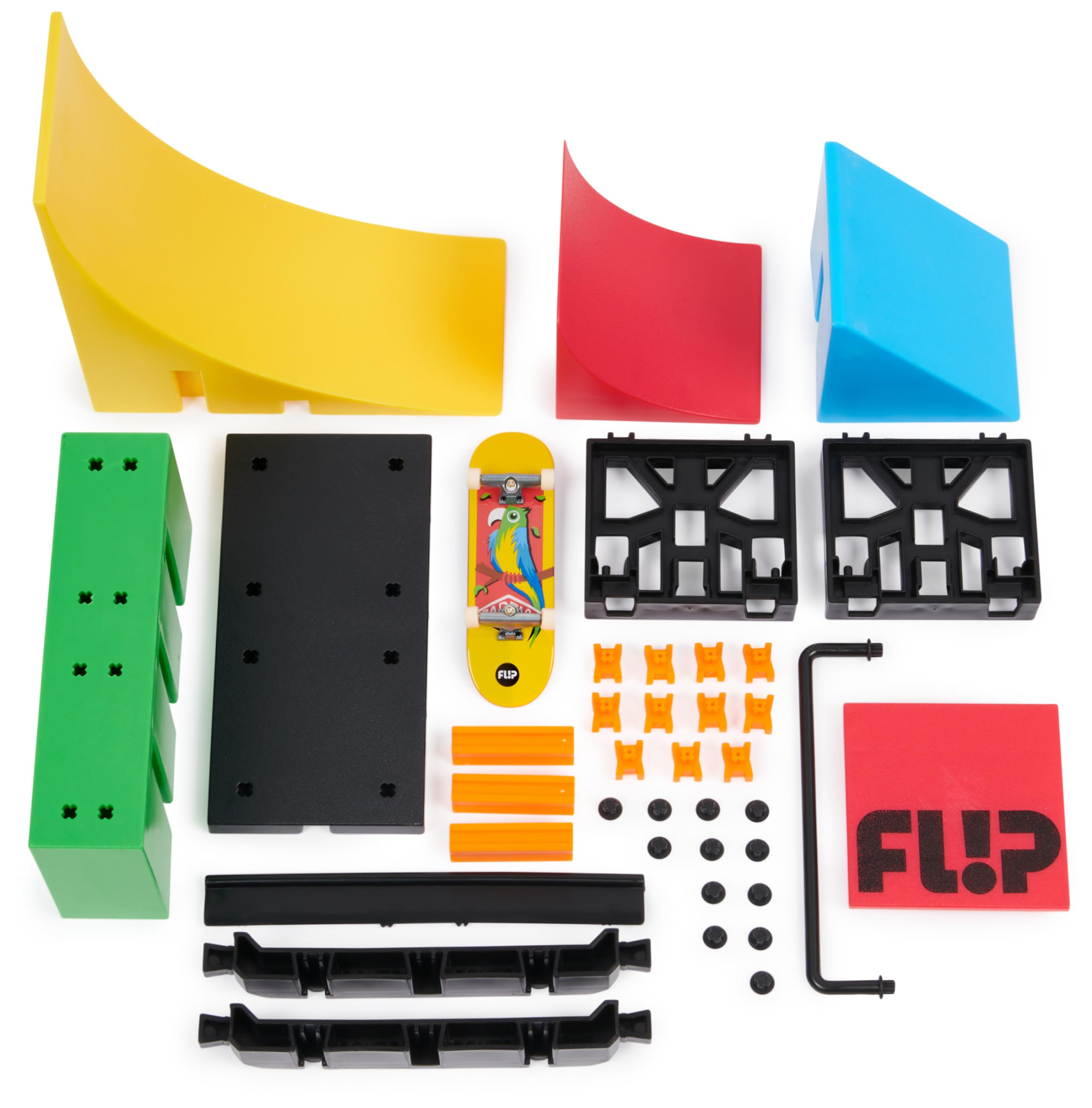TECH DECK - Pista Finger Skate Competition Wall 2.0 - X-Connected Park Creator - Juego de Rampas personalizable + Fingerboard - 6069423 - Juegos Infantiles - Juguetes Niños 6 Años +