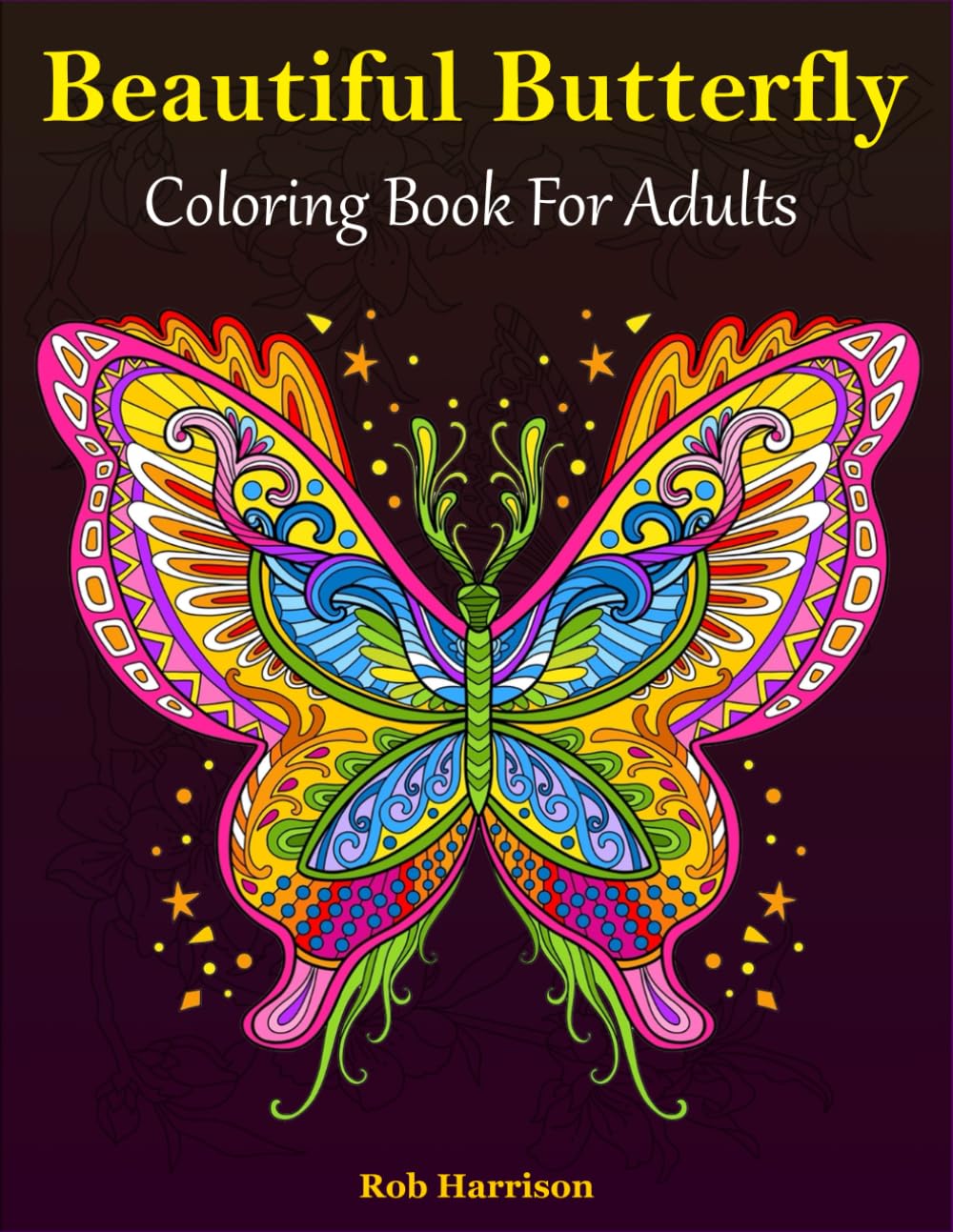 Beautiful Butterfly Colouring Book for Adults, Gift, Present, For her, Christmas, Birthday (Adults Colouring Books)