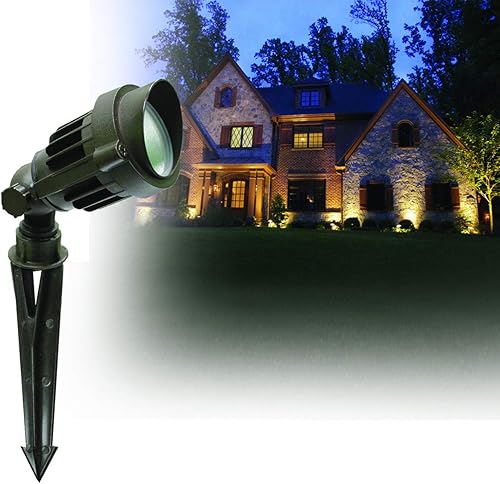 Miniatura 4 de Westgate Foco LED de bajo voltaje para paisaje, luz de jardín CACC de 12 voltios, LED integrado, 400 lúmenes, todos los accesorios incluidos (6