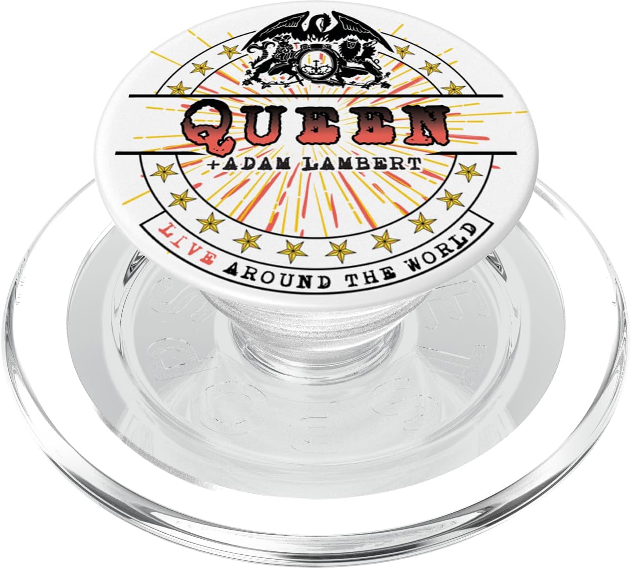 Queen & Adam Lambert Live Around The World Star PopSockets MagSafe PopGrip for iPhone