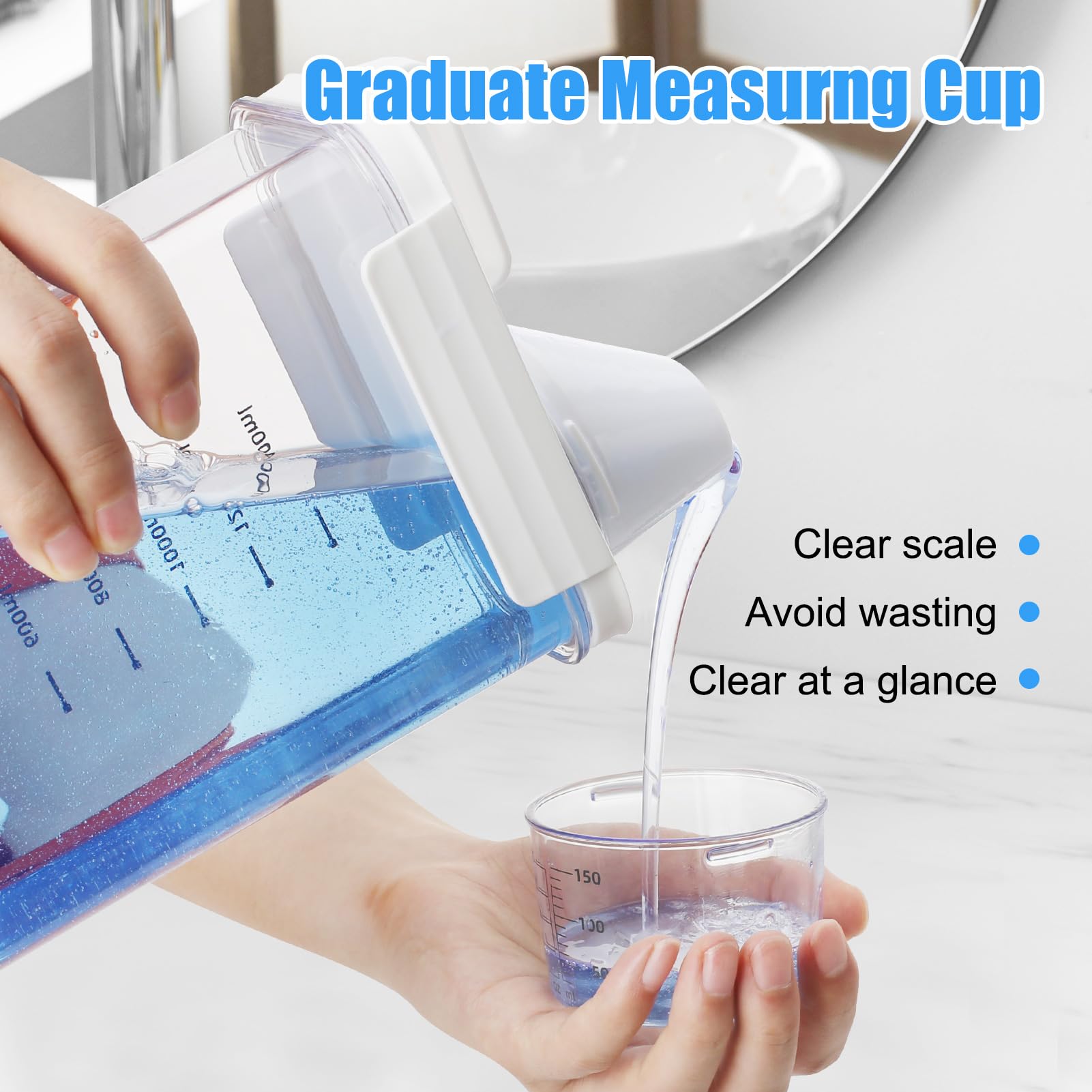 HJJMN 1800ML Multi-Purpose Washing Powder Storage - Image 4