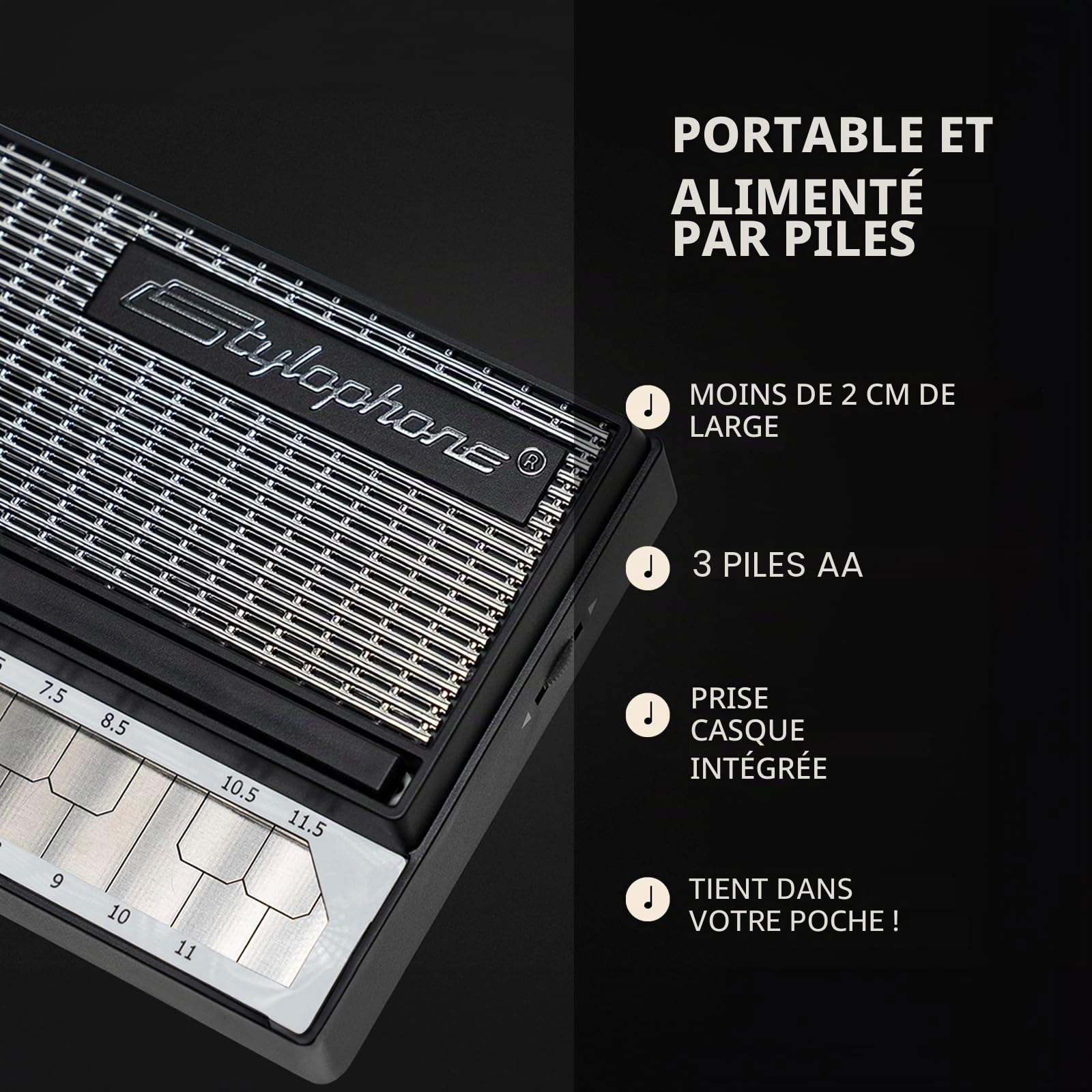 Stylophone Original S1 Clavier Électronique Musical avec Stylo