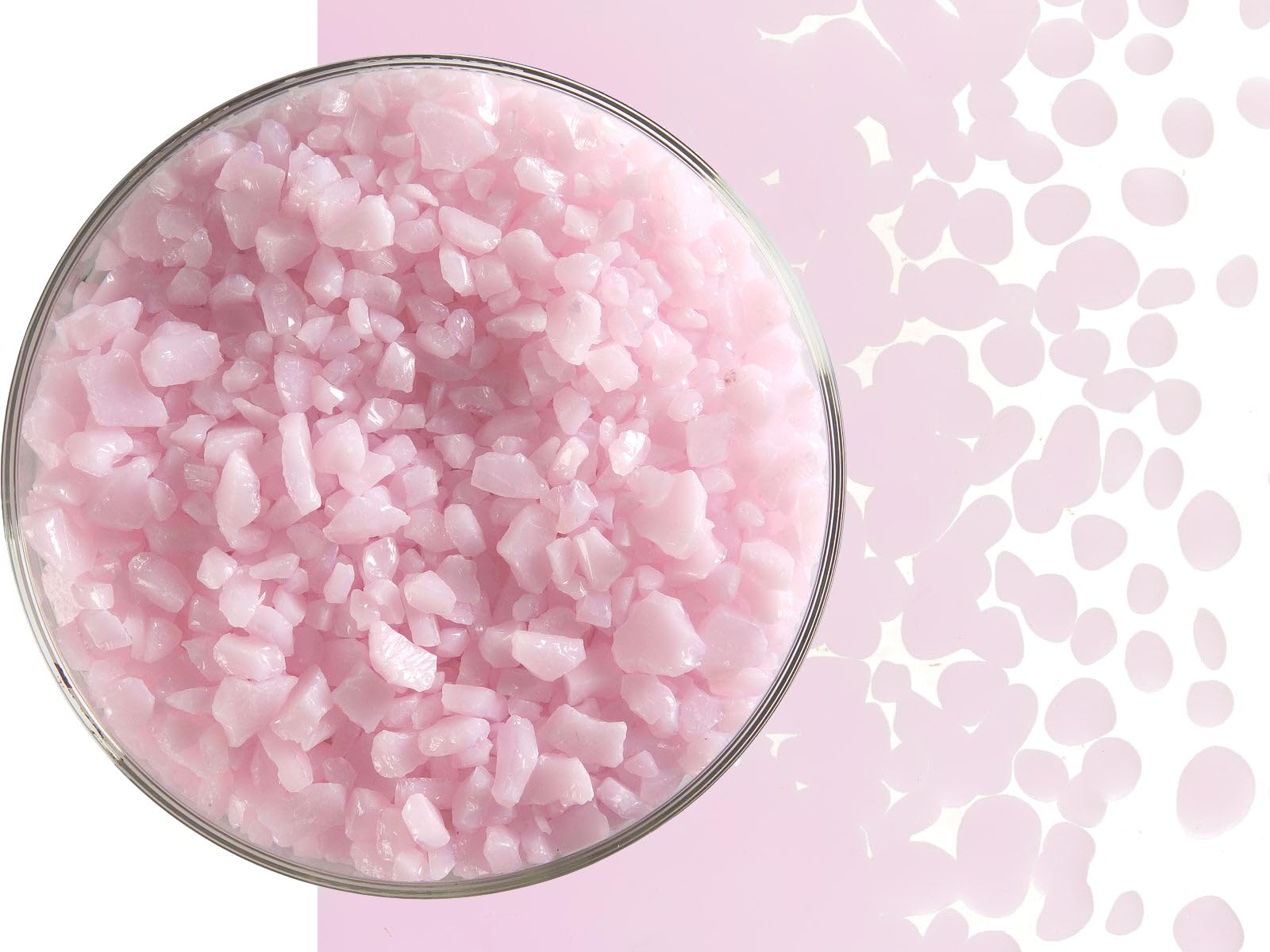 Petal Pink Glass Frit Coarse Bullseye COE 90 Fusible- 8 Ounces-image-24