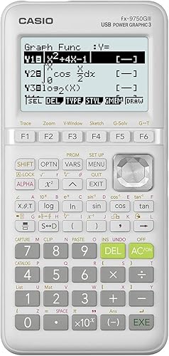 Miniatura 7 de Calculadora gráfica a color Casio blanco y negro 721 Ancho 1032 Largo 25 FX-CG-50-L-IH