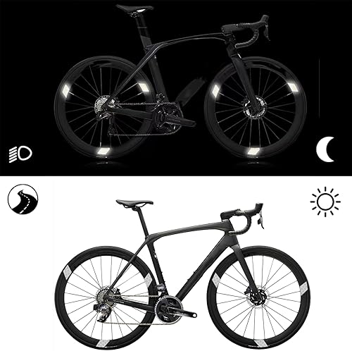 Miniatura 3 de 42 calcomanías reflectantes, kit de calcomanías reflectantes multiformas, impermeables, advertencia de seguridad al aire libre, calcomanías