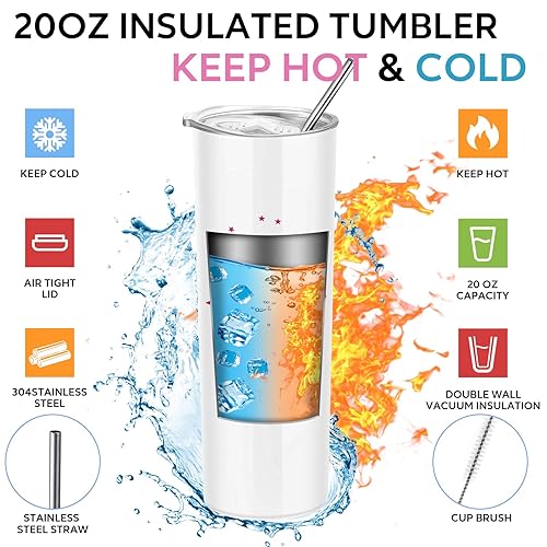 Miniatura 3 de Junkin Juego de 3 regalos de Navidad para gimnasia, para mujeres, incluye vaso de acero inoxidable con pajita, bolsa de maquillaje, gimnasia, ligas