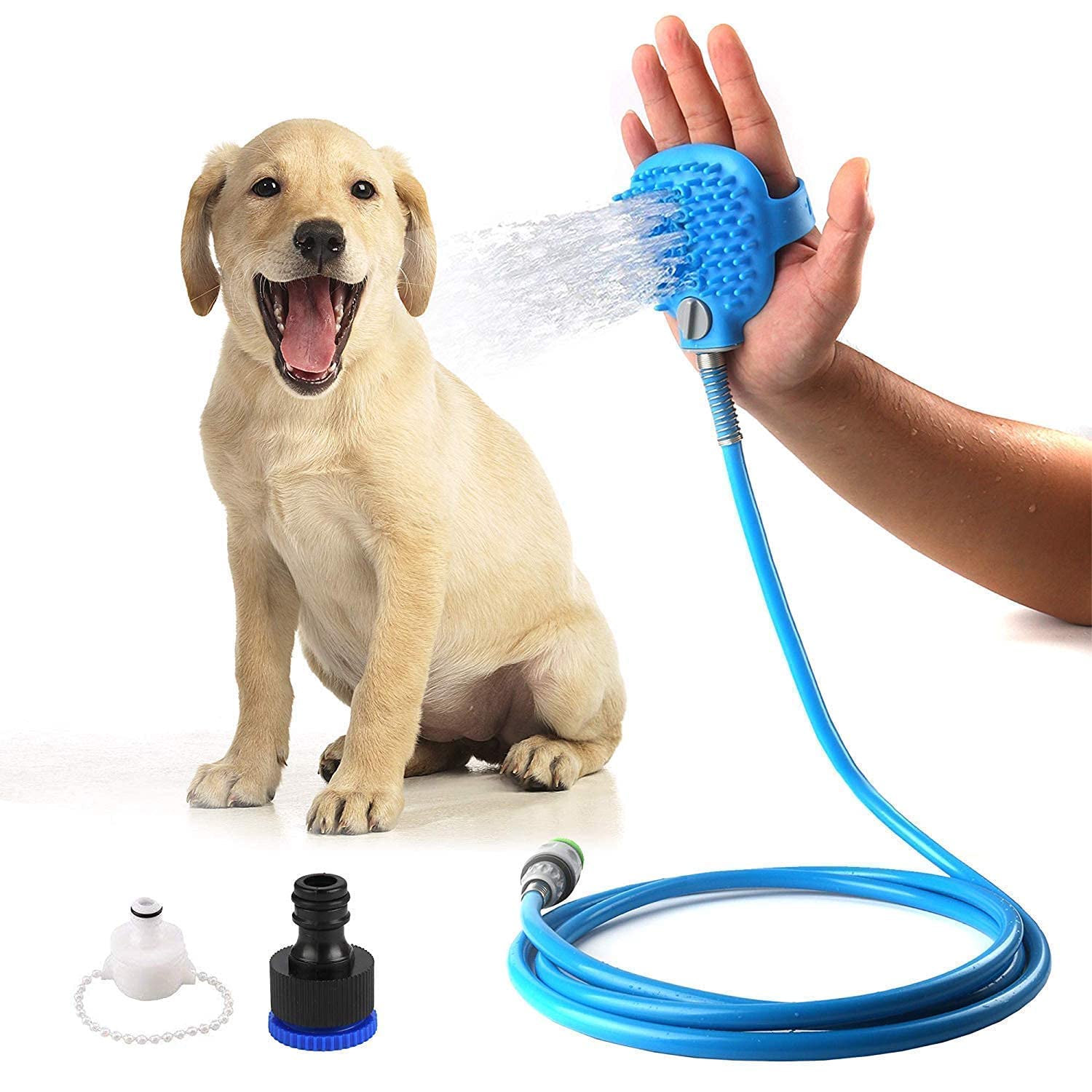 SKDBPM Kdr 2 In 1 Pet Shower Bathing Sprayer And Scrubber Tools Garden Compatible Hose Pipe Cat Pet Bathing Supplies Soft Silicon Pet Shower Spray Brush (B09Q454QN4) Amazon Price History, Amazon Price Tracker