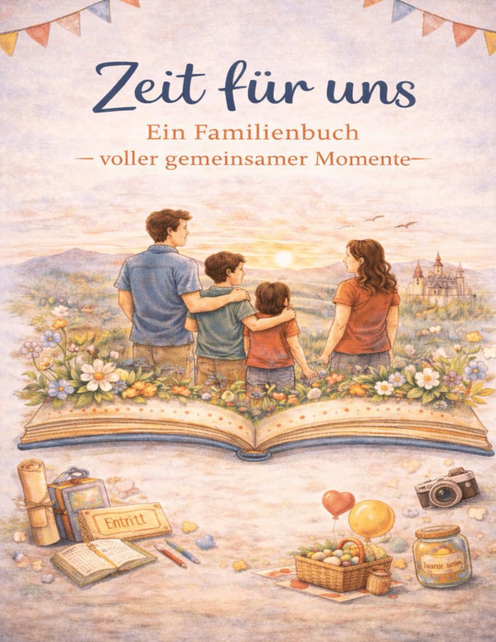 Zeit für uns - Ein Familienbuch voller gemeinsamer Moment: Erinnerungen, Rituale und gemeinsame Wege, Unsere gemeinsame Zeit, Gemeinsame Zeit bewusst ... zum Erleben, Festhalten und Erinnern