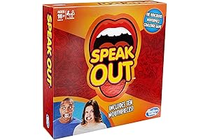 Speak Out Game with 10 Mouthpieces