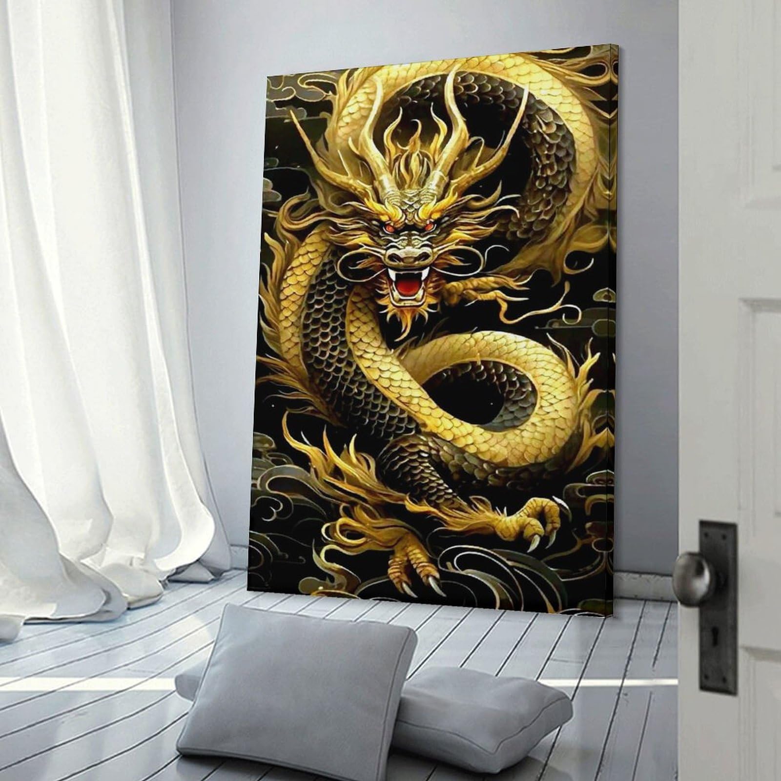Amazon.co.jp: 古代の神々と獣 昇運金龍 龍 金龍 五本爪 アート Amazon.co.jp: 古代の神々と獣 昇運金龍 龍 金龍 五本爪 アート