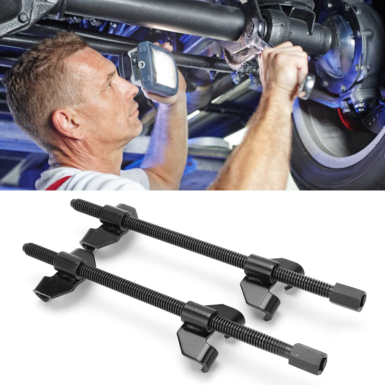 Strumento di Compressione del Compressore a Molla Strut Professionista in Acciaio Forgiato per la Riparazione di Auto Automatiche