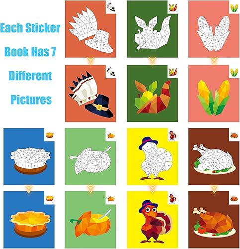 Miniatura 51 de Pintura para vehículos con calcomanías, libros, manualidades para niños de 4 a 8 años, calcomanía por número, regalos de cumpleaños, recuerdos