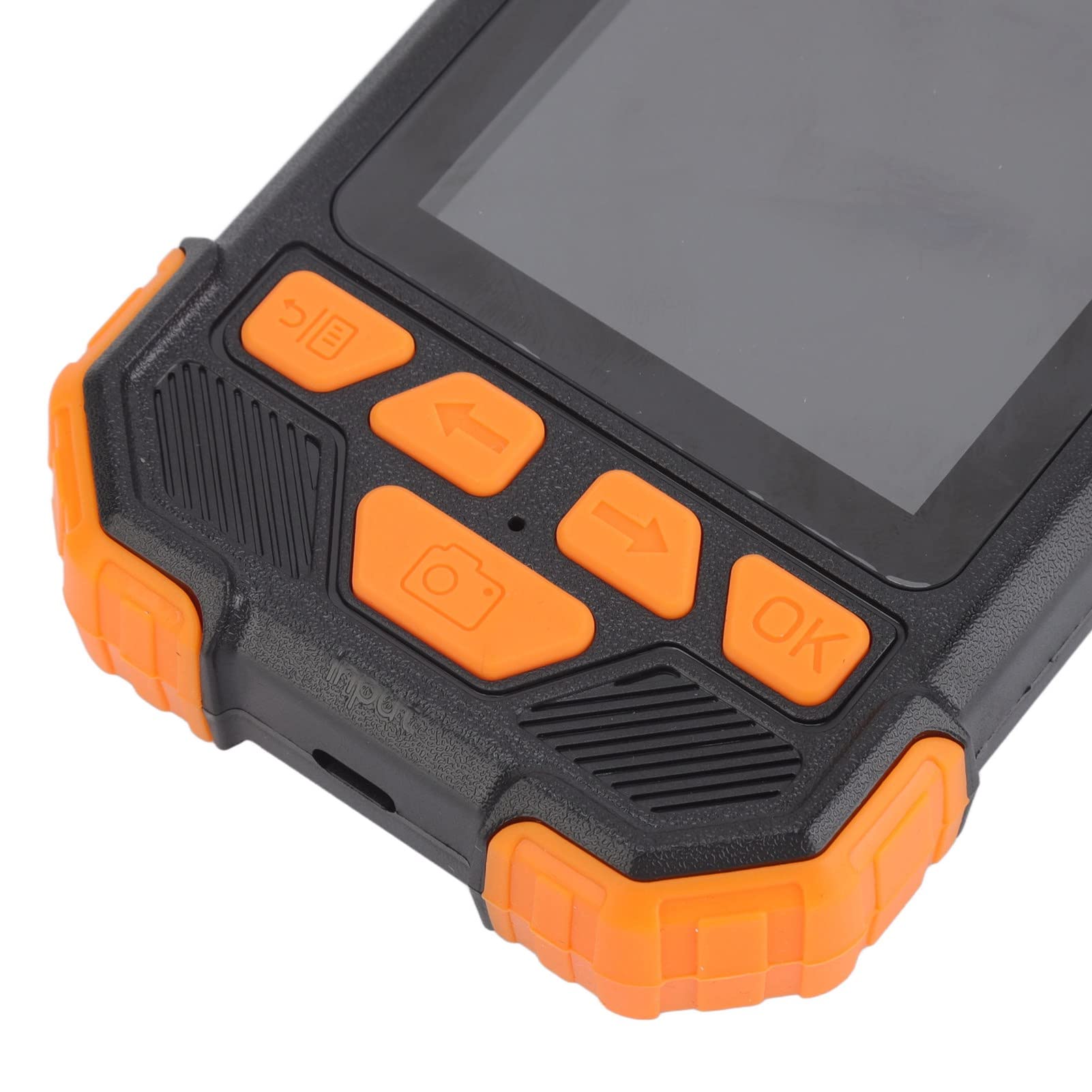 TENP Endoscopio a Doppia Lente, Schermo IPS da 4,3 Pollici Telecamera per ispezione periscopio HD 1080P con Batteria da 3000 mAh per lavori Sott'Acqua (Arancia)
