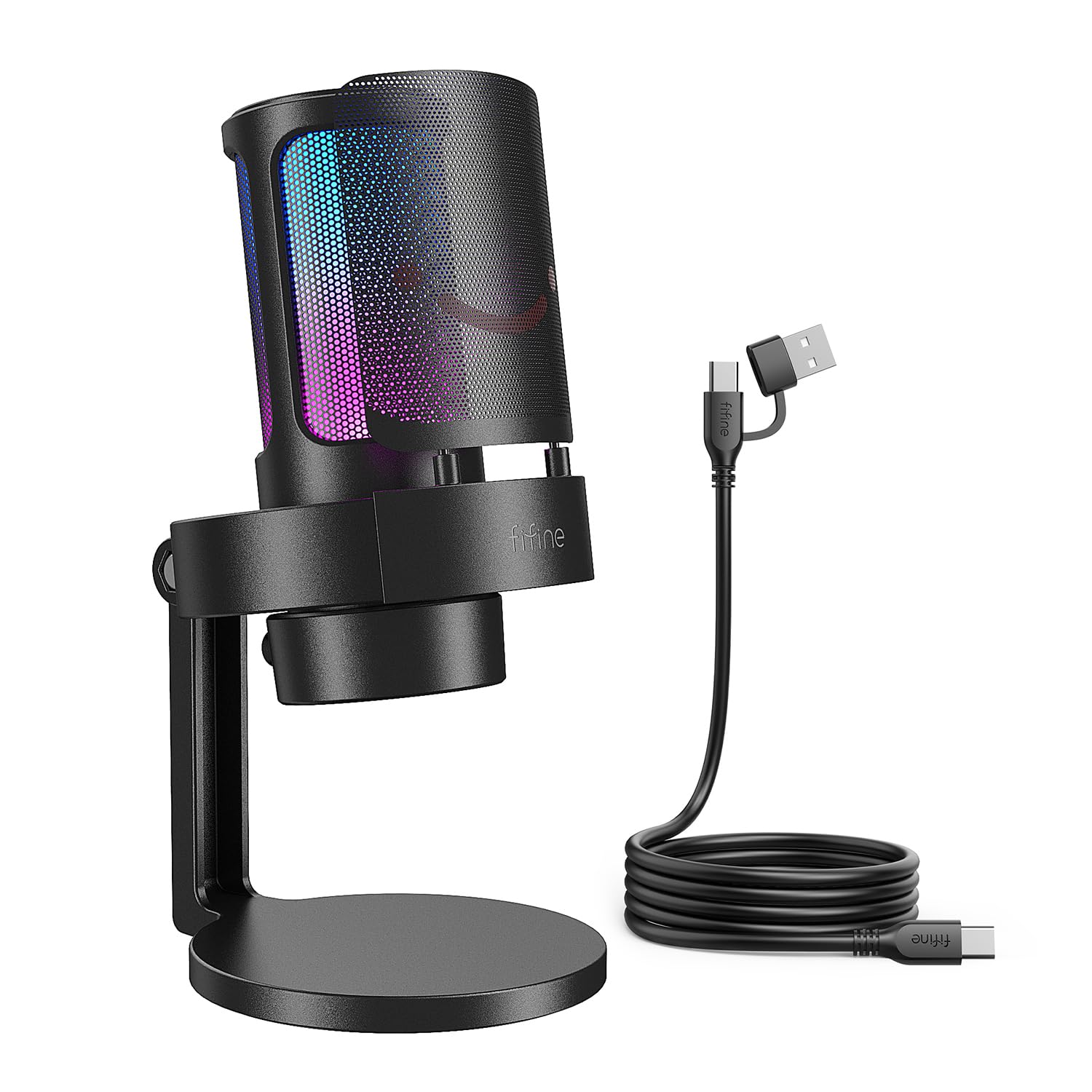 FIFINE ゲーミングマイク3点セット Amazon.co.jp: FIFINE ゲーミング マイク USB PC マイク