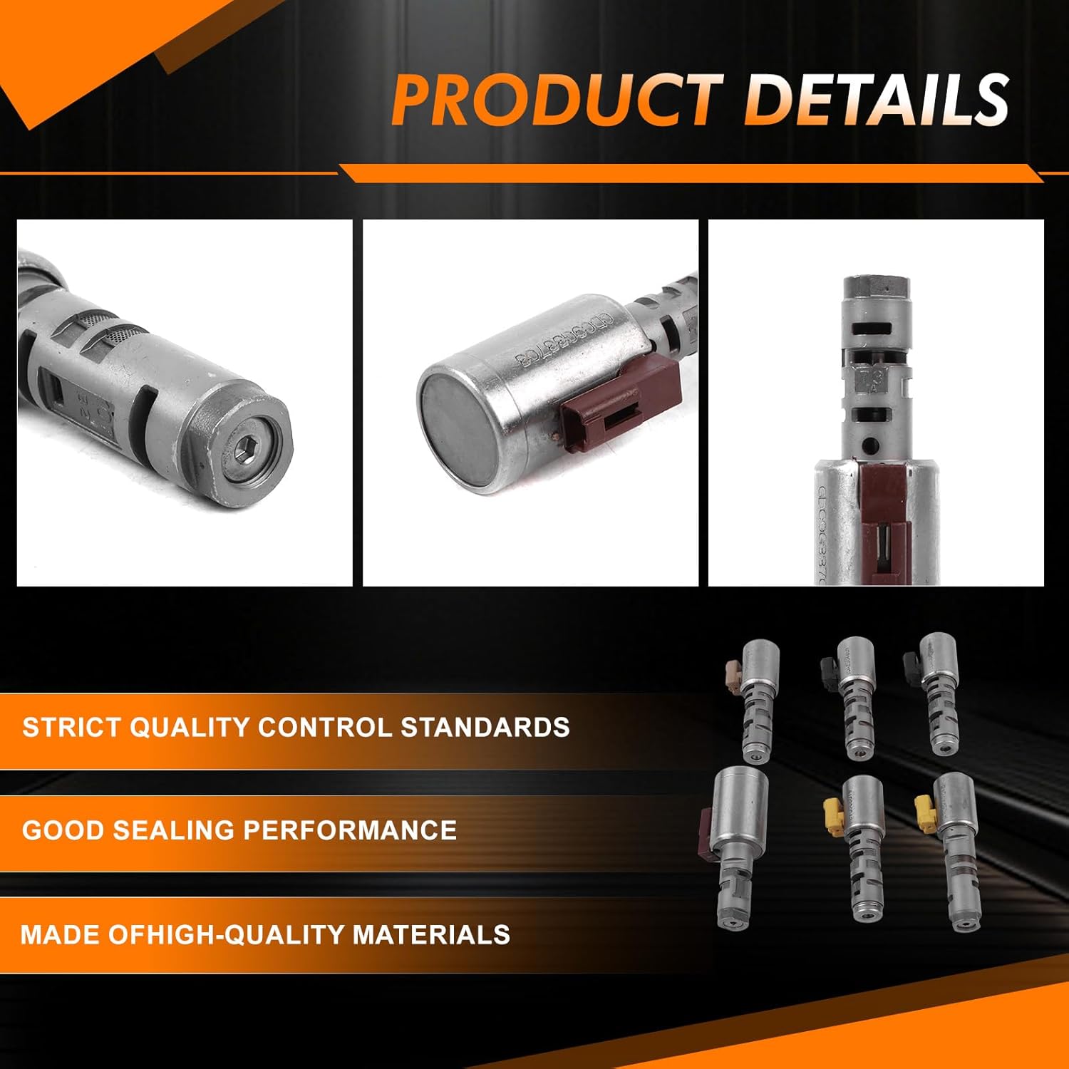 6pcs Automatic Transmission Solenoid Valve Kit GA6F21WA 09G Compatible with Mini R52 R53 R55 R56 R57 R58 R59 R60 R61 F55 F56 After-Market Parts