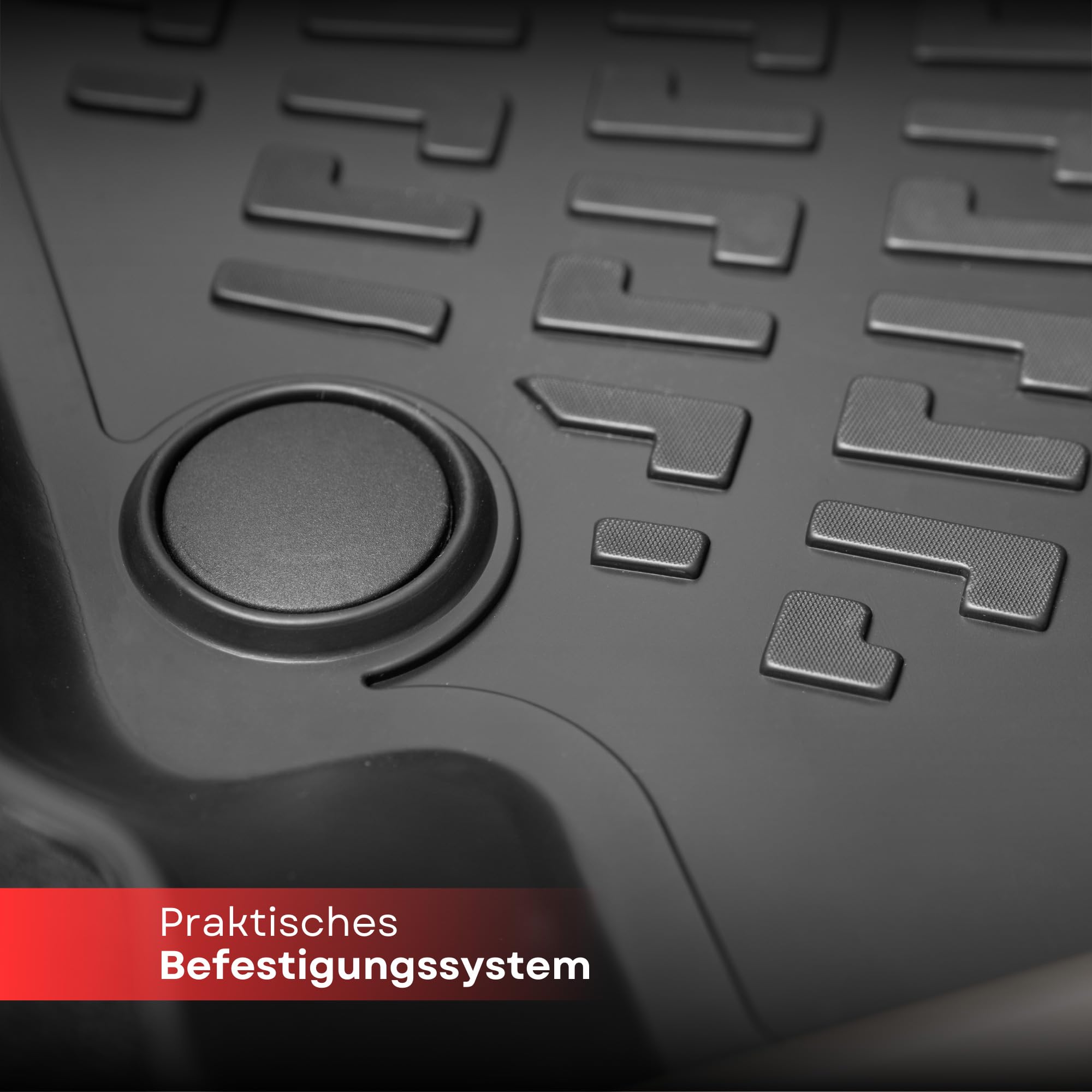 3D Gummimatten Set für BMW 5 (F10/F11) Facelift Baujahr 2013-2016 | Extra Hoher 5cm Rand Allwetter Auto Fussmatten I TPE Geruchlos rutschfest Fußmatten Zubehör