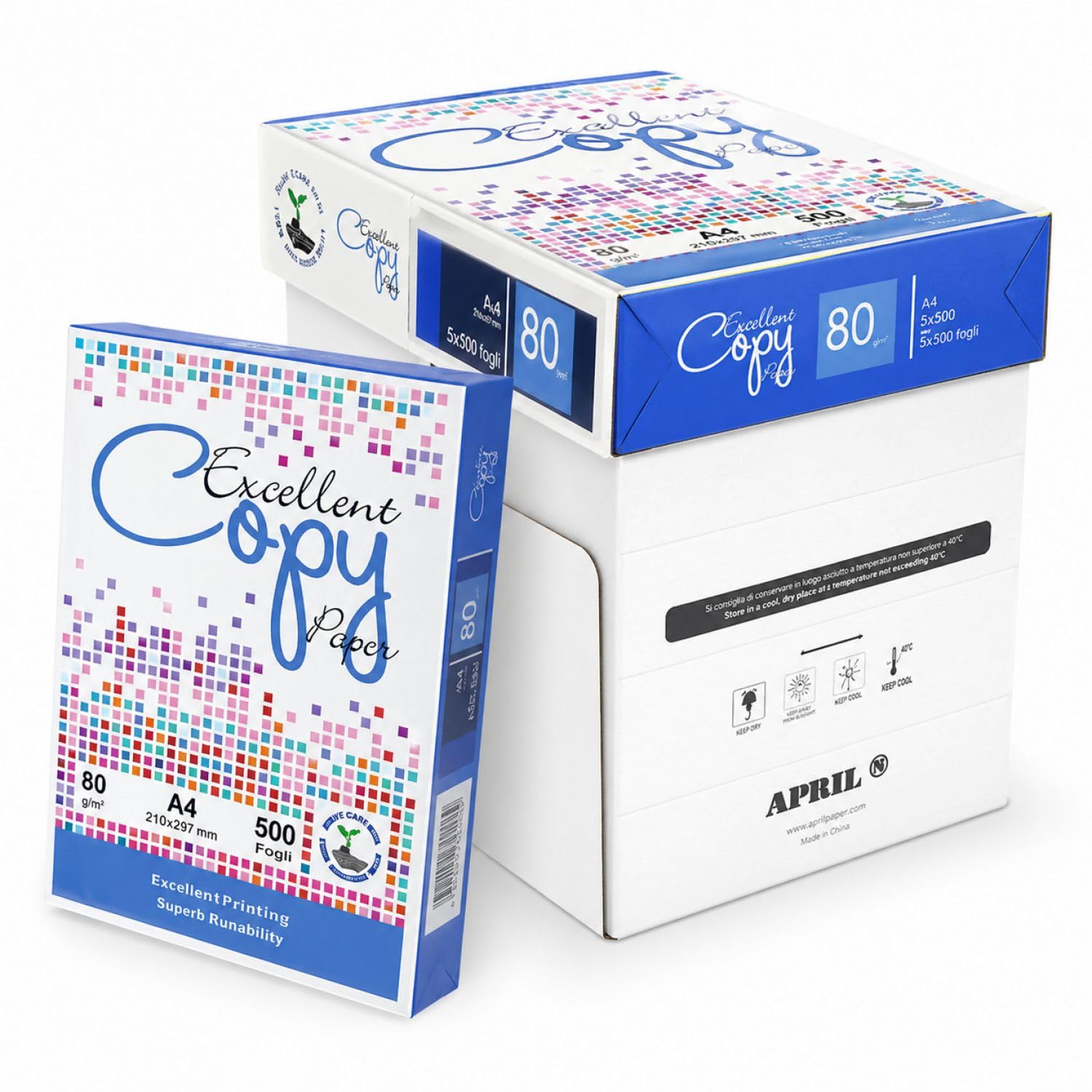 Risma Carta A4 2500 fogli 5 pacchi da 500 fogli