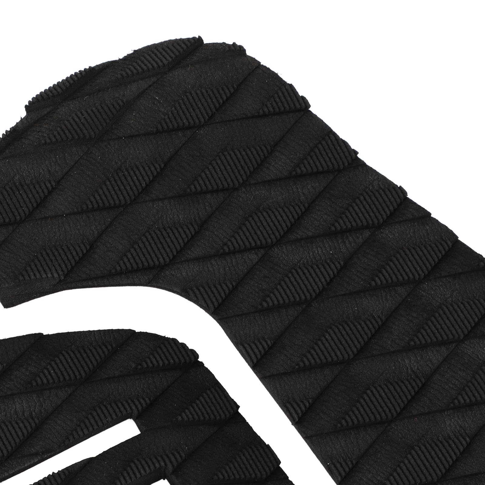 Luocute Pad di Trazione del Mazzo di Surf, Accessorio per Surf Versatile Anti Slip Trimmable Eva Accessori di Surf Versatili per Paddle di Paddle di Longboard di Yacht (Black)