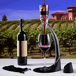 Decanter de Vinho aerador Magic Deluxe 5 peças CBR03518 - Commerce Brasil