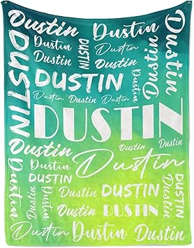 Name Blanket Personalized Name Blanket Customized Blanket with Name Text for Adult Kid Birthday Christmas Mothers Fathers Valentines Day Gift