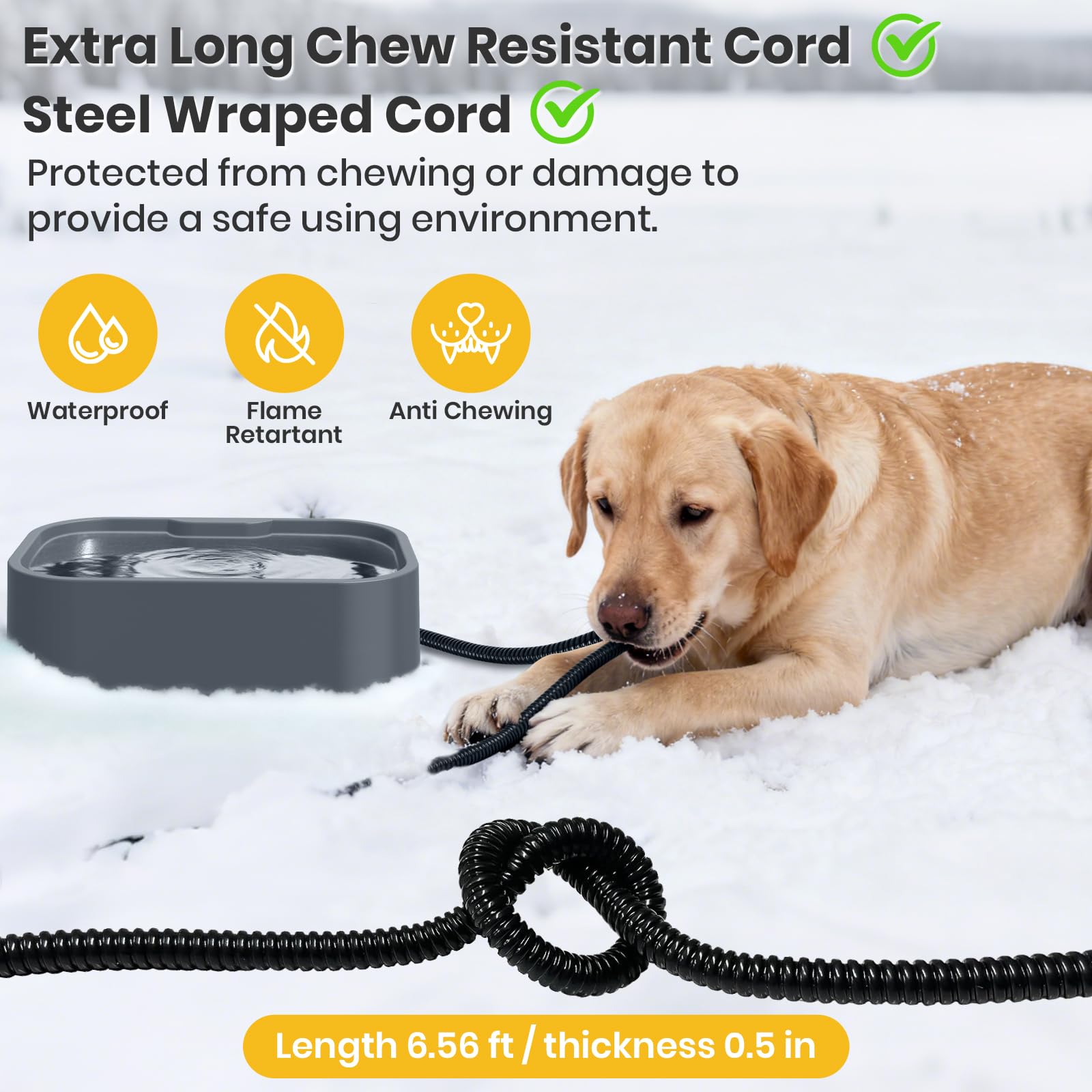 IPOW Gamelles de voyage pour chien Gris