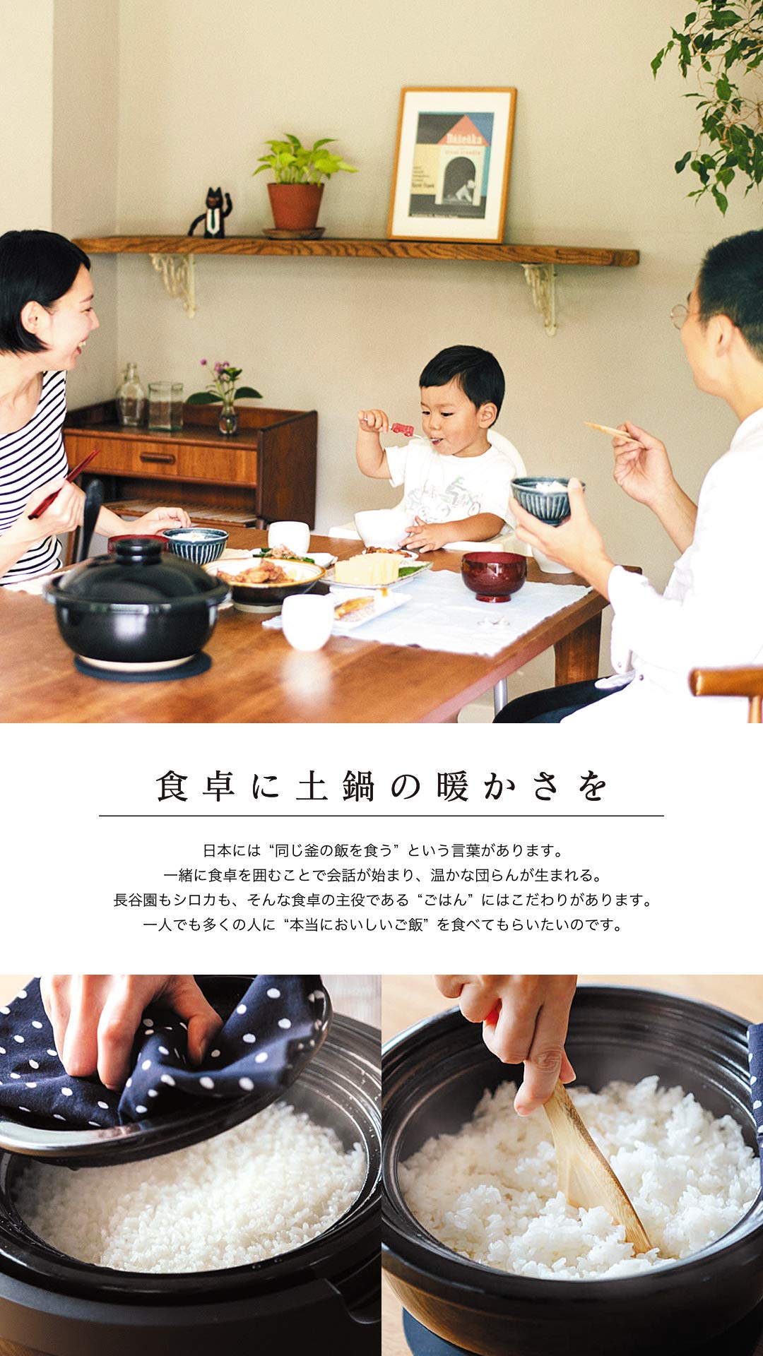 Amazon | 【シロカ公式ストア限定】長谷園×siroca 全自動炊飯土鍋 