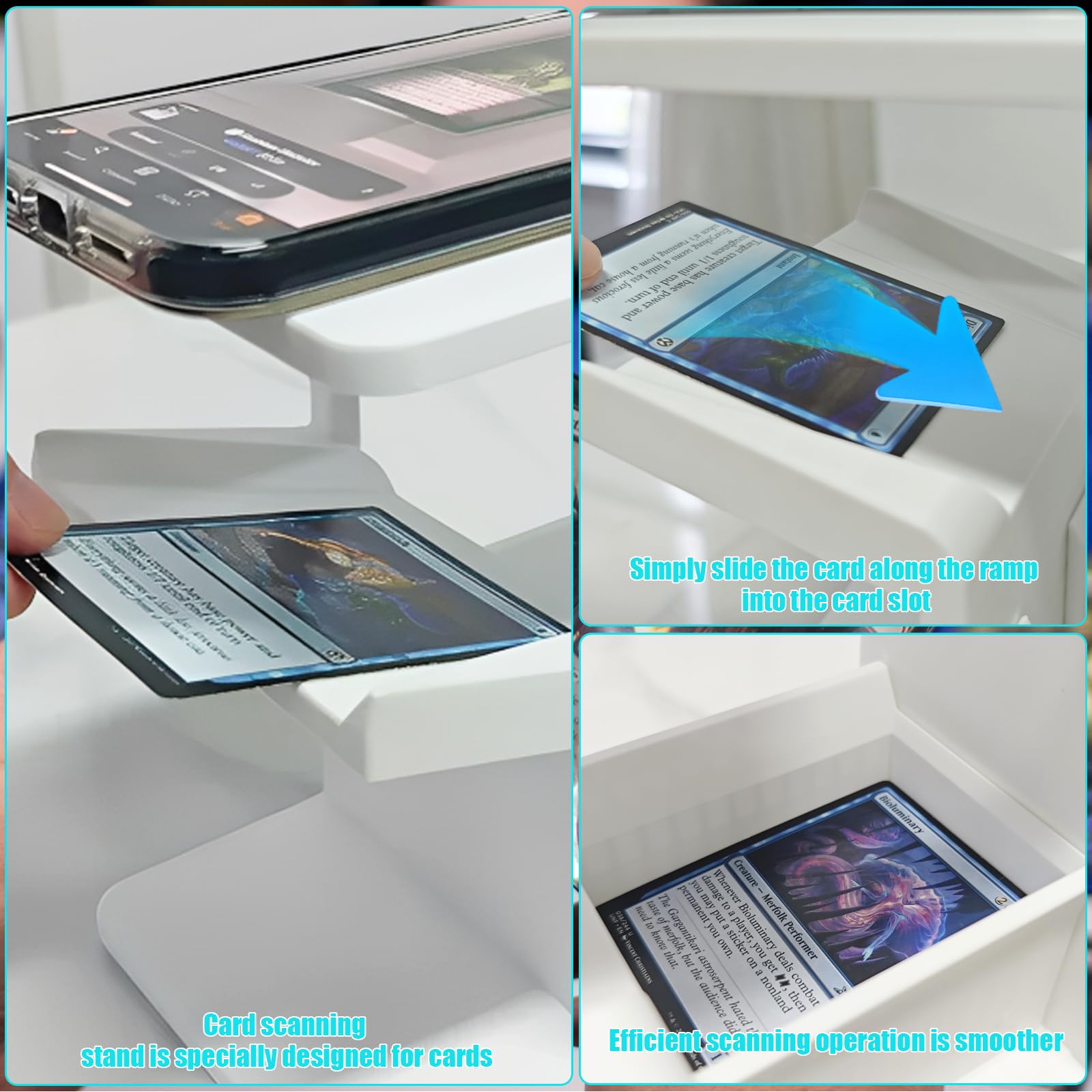 what app to use to scan mtg cards Amazon.com: Trading Card Scanner Phone Holder, Scanstand for Standard Size  Trading Cards, Easily scanning MTG Cards, Compatible with ManaBox and TCG Scanner  App Use, Ideal for Quickly Scan Cards and Price Check :