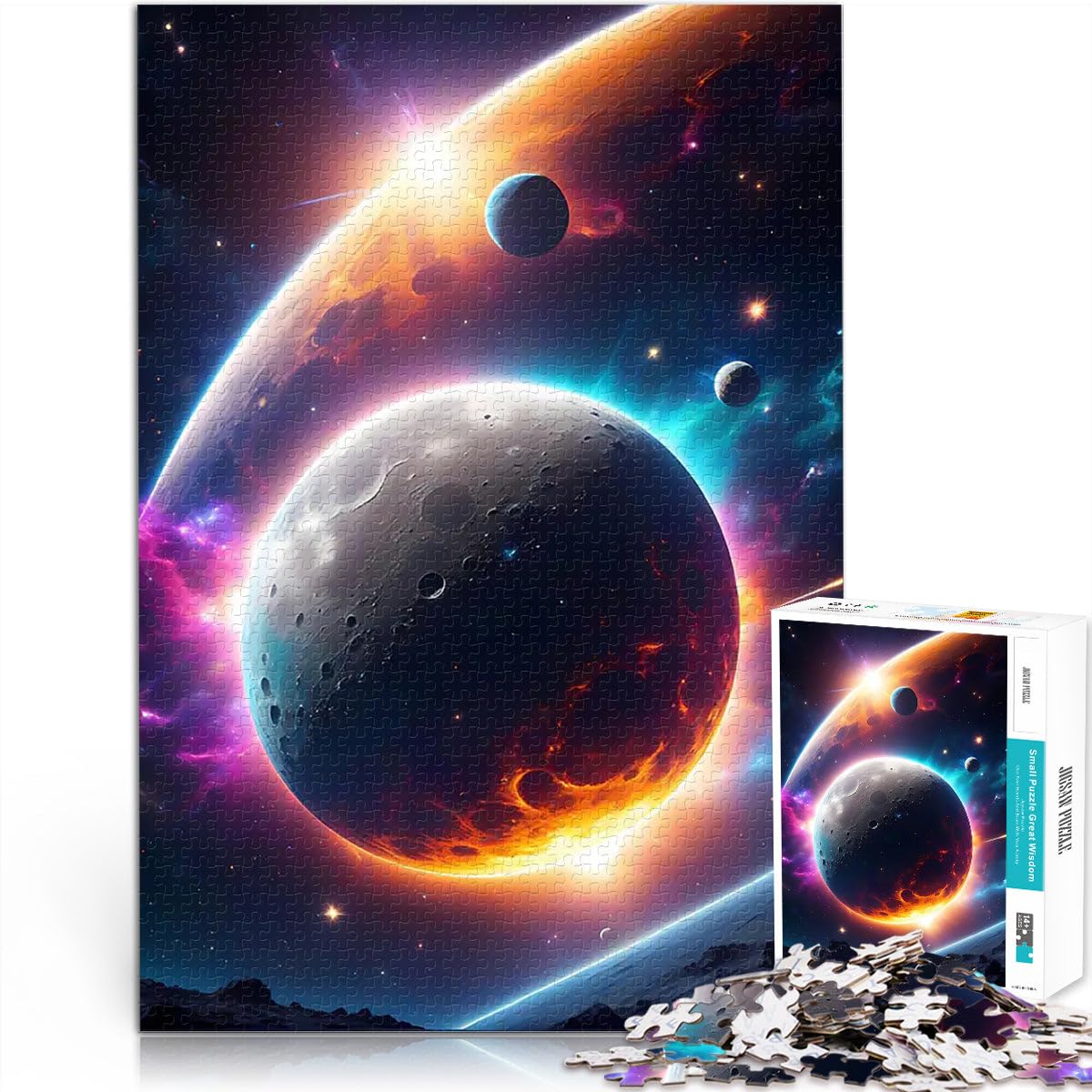 Jigsaw Puzzles for teenagers 1000 Pieces Epic Beautiful Space SCifi Spielspielzeug Tolles Geschenk für Spiele52x38cm