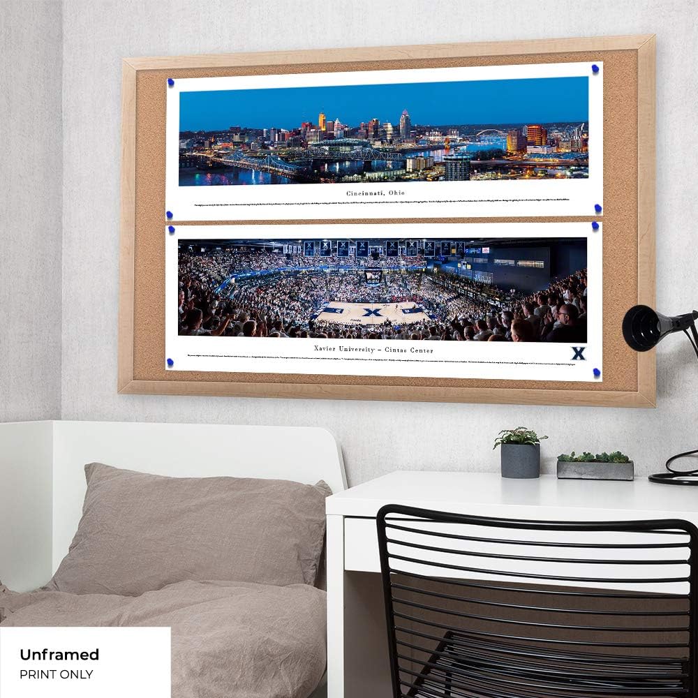 Xavier Basketball - College Posters, Framed Pictures and Wall Decor by Blakeway Panoramas