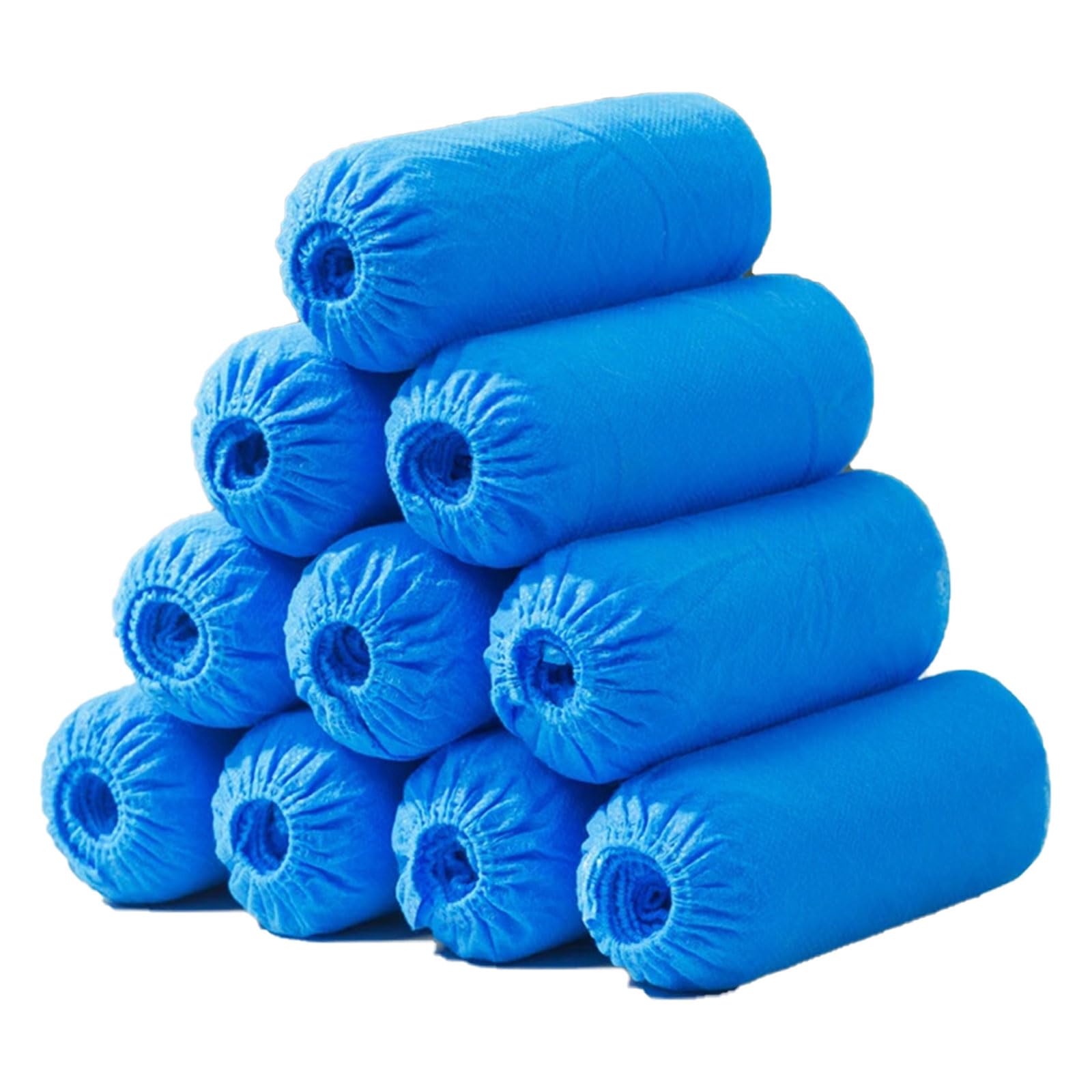 Dxcaicc Copriscarpe USA e Getta in Tessuto da 500 Pezzi, Copristivali ispessiti, Copriscarpe Impermeabili per la Pioggia,Copriscarpe USA e Getta Traspiranti, Taglia Unica