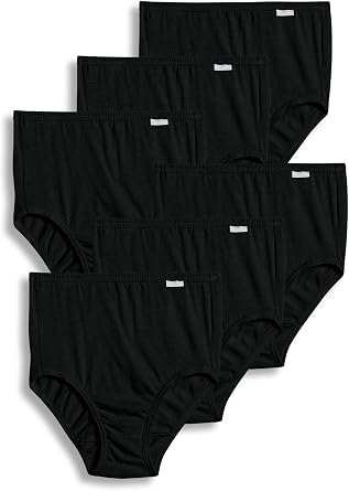 Jockey Women's Underwear 100% Cotton Elance Brief - 6 Pack